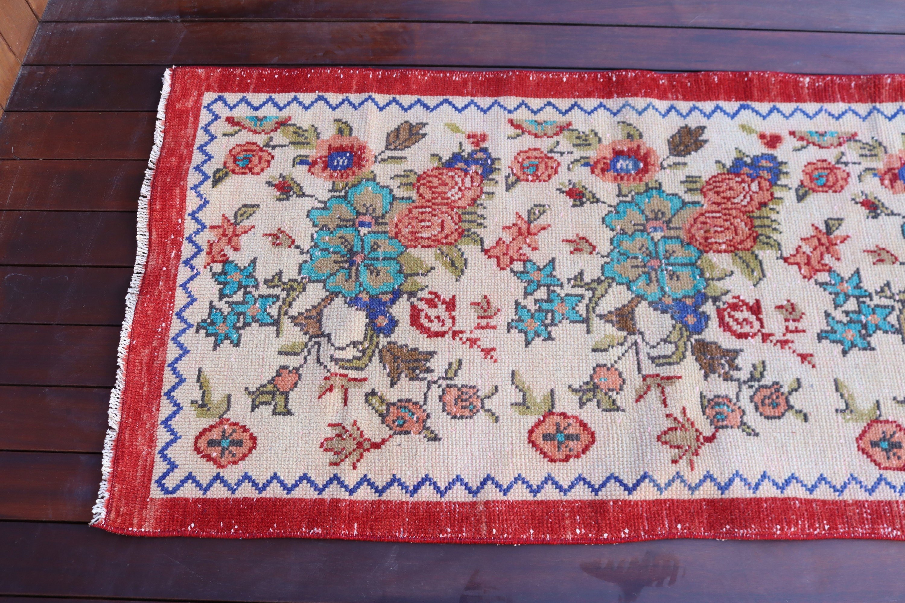 Vintage Halılar, 2.5x4 ft Küçük Halılar, Harika Halılar, Estetik Halılar, Türk Halıları, Mutfak Halıları, Bej Oushak Halı, Banyo Halısı, Küçük Vintage Halılar