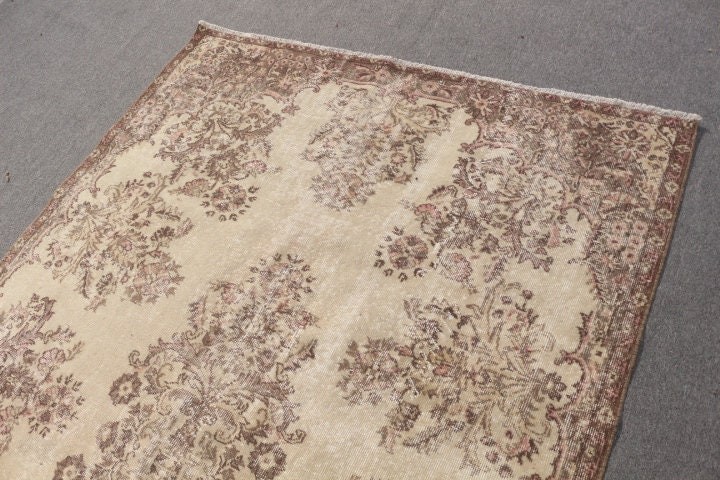 Anadolu Halısı, Vintage Halı, 5.6x8.9 ft Büyük Halılar, Yemek Odası Halısı, Yeşil Yatak Odası Halıları, Havalı Halılar, Yurt Halıları, Oturma Odası Halısı, Türk Halıları