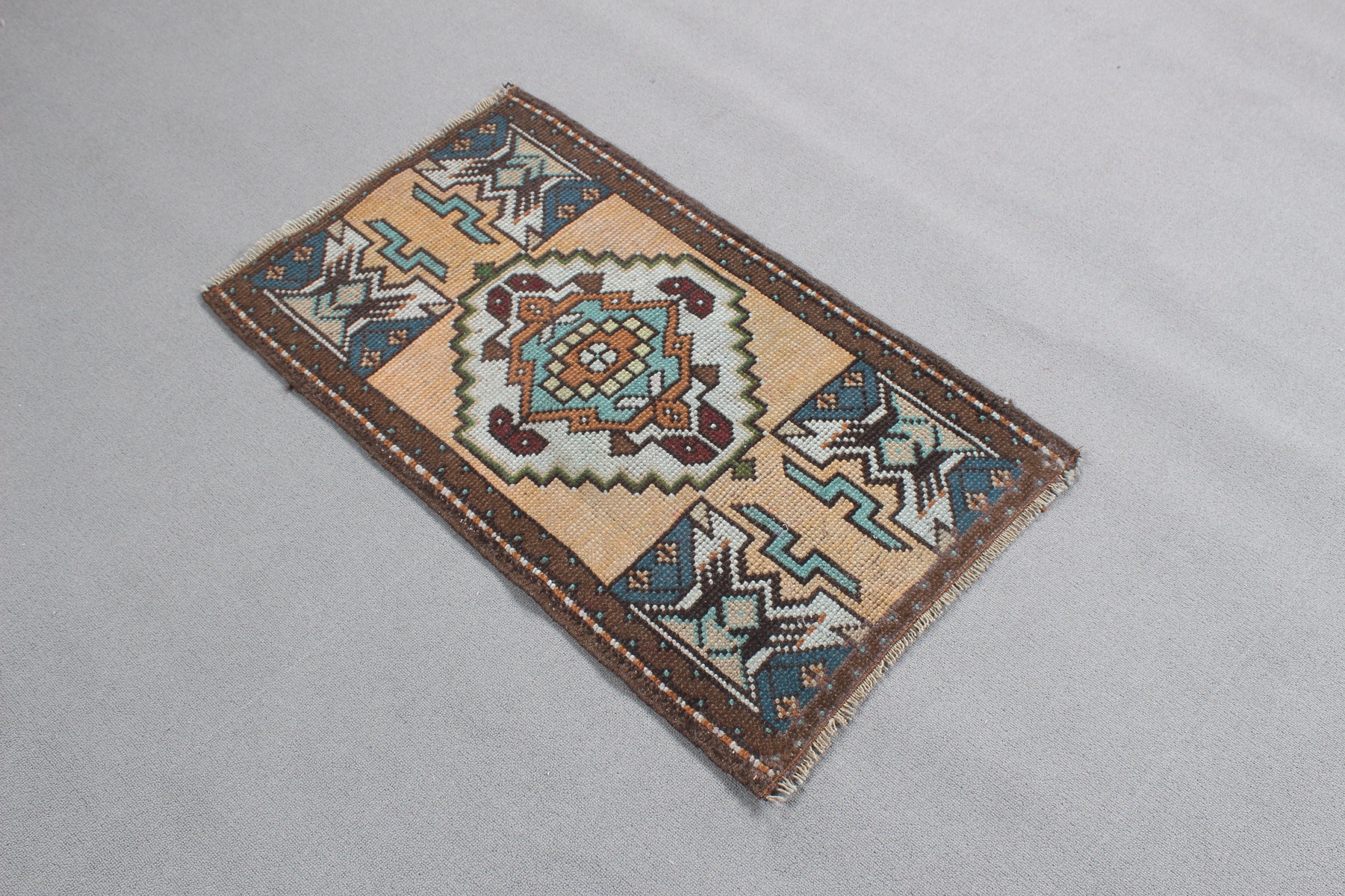 Turkish Rug, Small Vintage Rug, Home Decor Rugs, Vintage Rug, Beige Handwoven Rugs, 1.8x3.1 ft Small Rugs, Moroccan Rugs, Small Area Rug