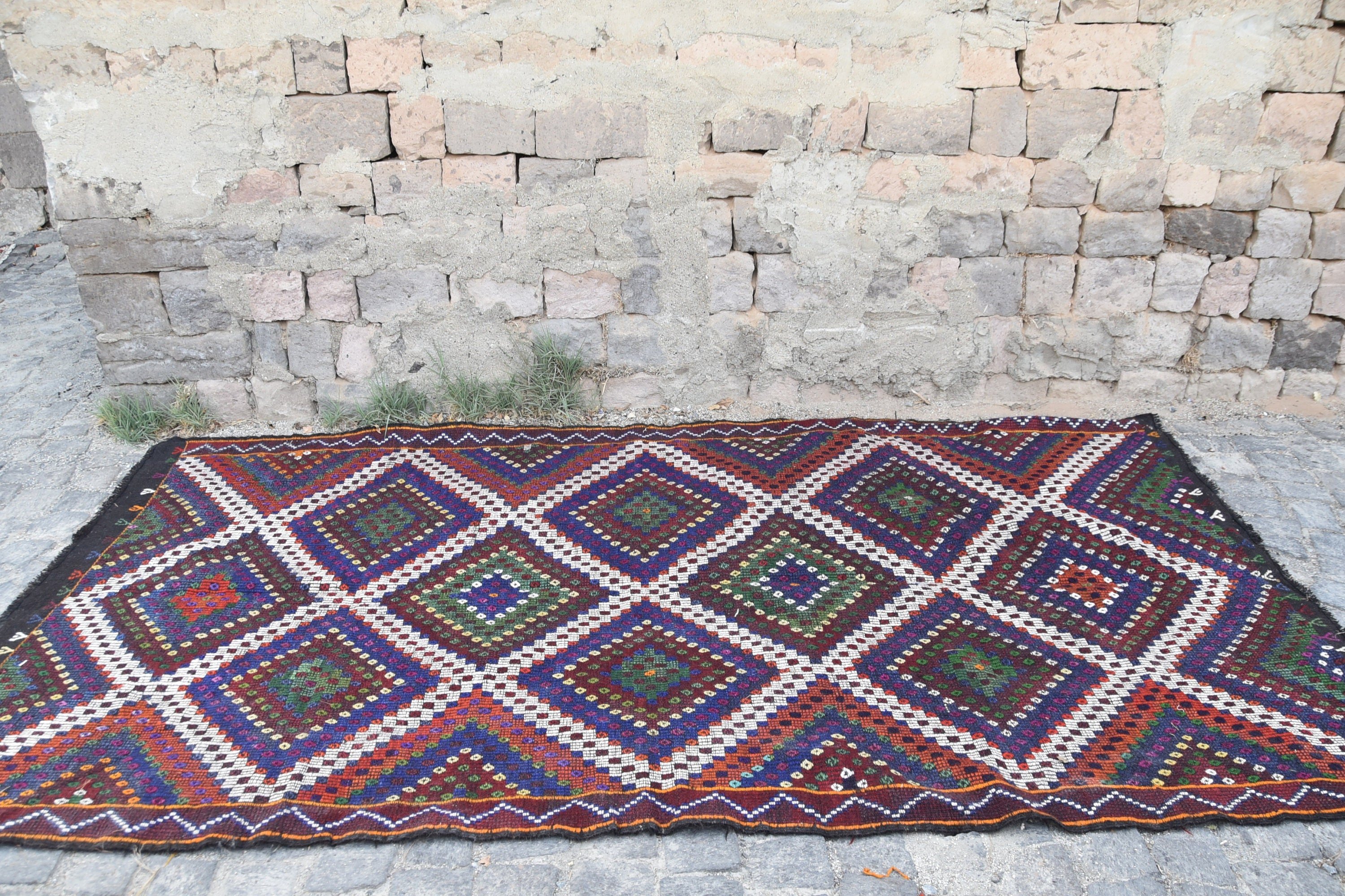 Türk Halısı, Kilim, Oturma Odası Halısı, Yer Halıları, Antika Halı, Yemek Odası Halıları, Salon Halıları, 5.3x10.4 ft Büyük Halı, Vintage Halılar