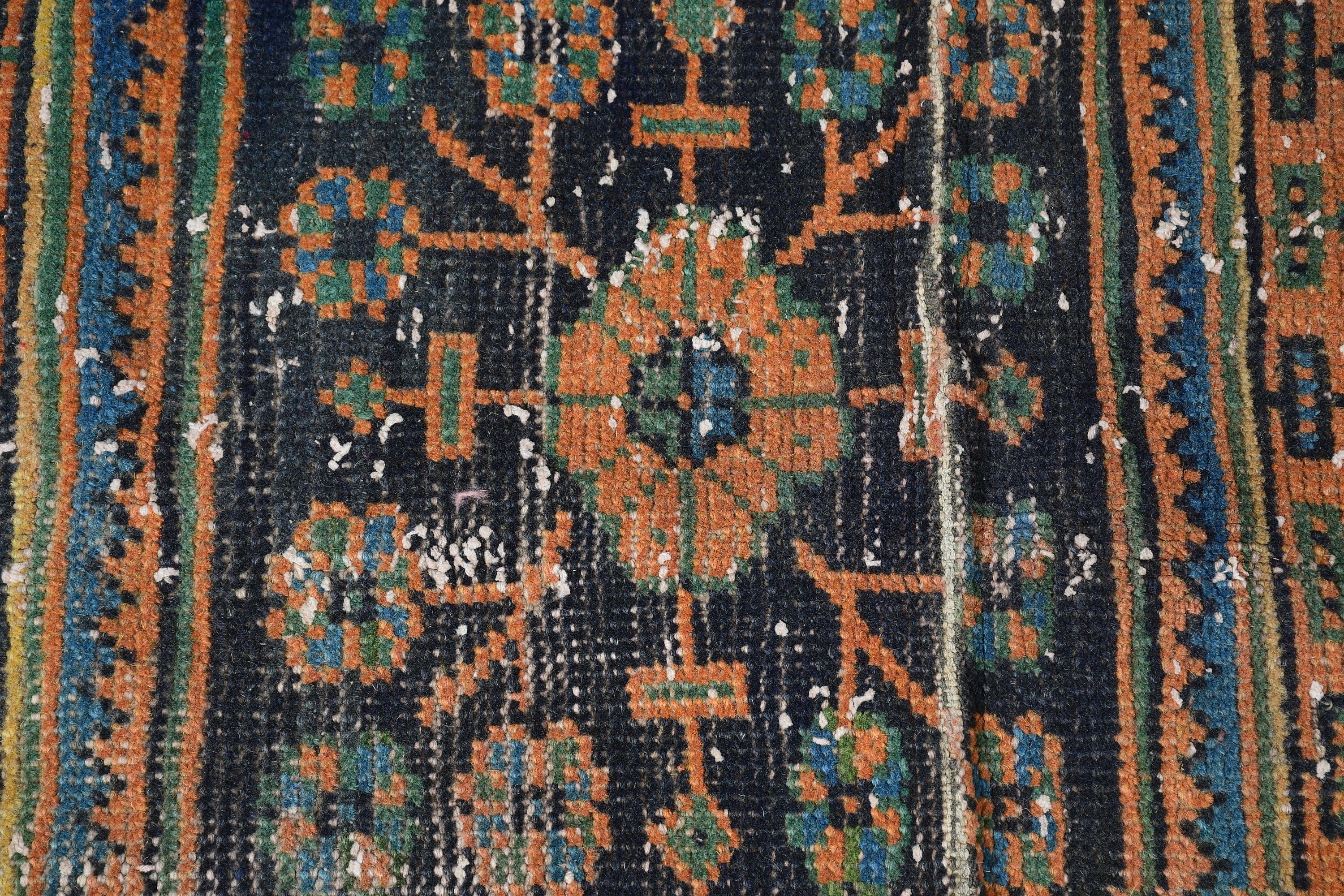 Bedroom Rug, 4.2x4.2 ft Accent Rug, Vintage Rugs, Entry Rug, Oushak Rugs, Orange Oriental Rug, Turkish Rugs, Oriental Rug, Bohemian Rug