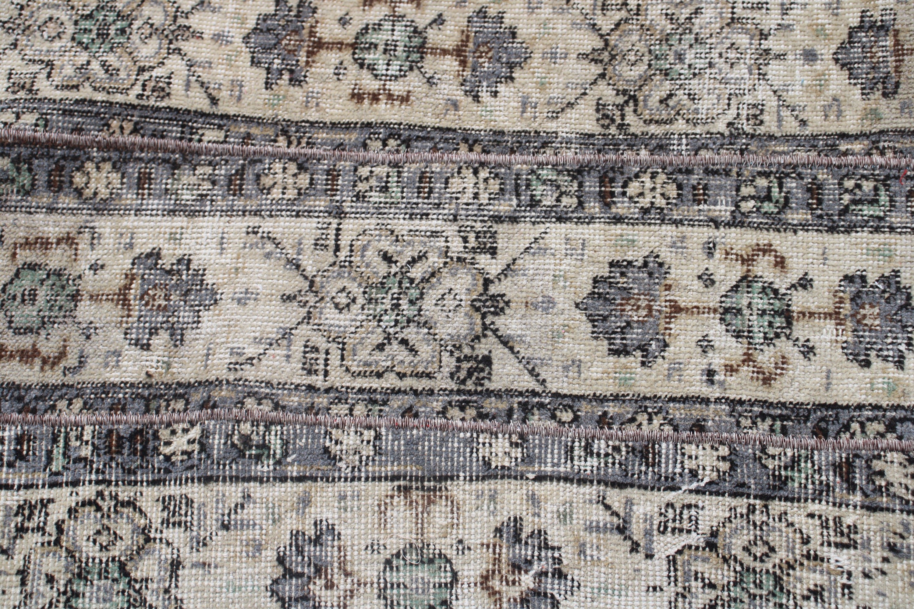 Bath Rugs, Statement Rugs, Vintage Decor Rugs, Vintage Rug, Beige Wool Rugs, 3x3 ft Small Rugs, Small Boho Rug, Turkish Rugs, Floor Rugs