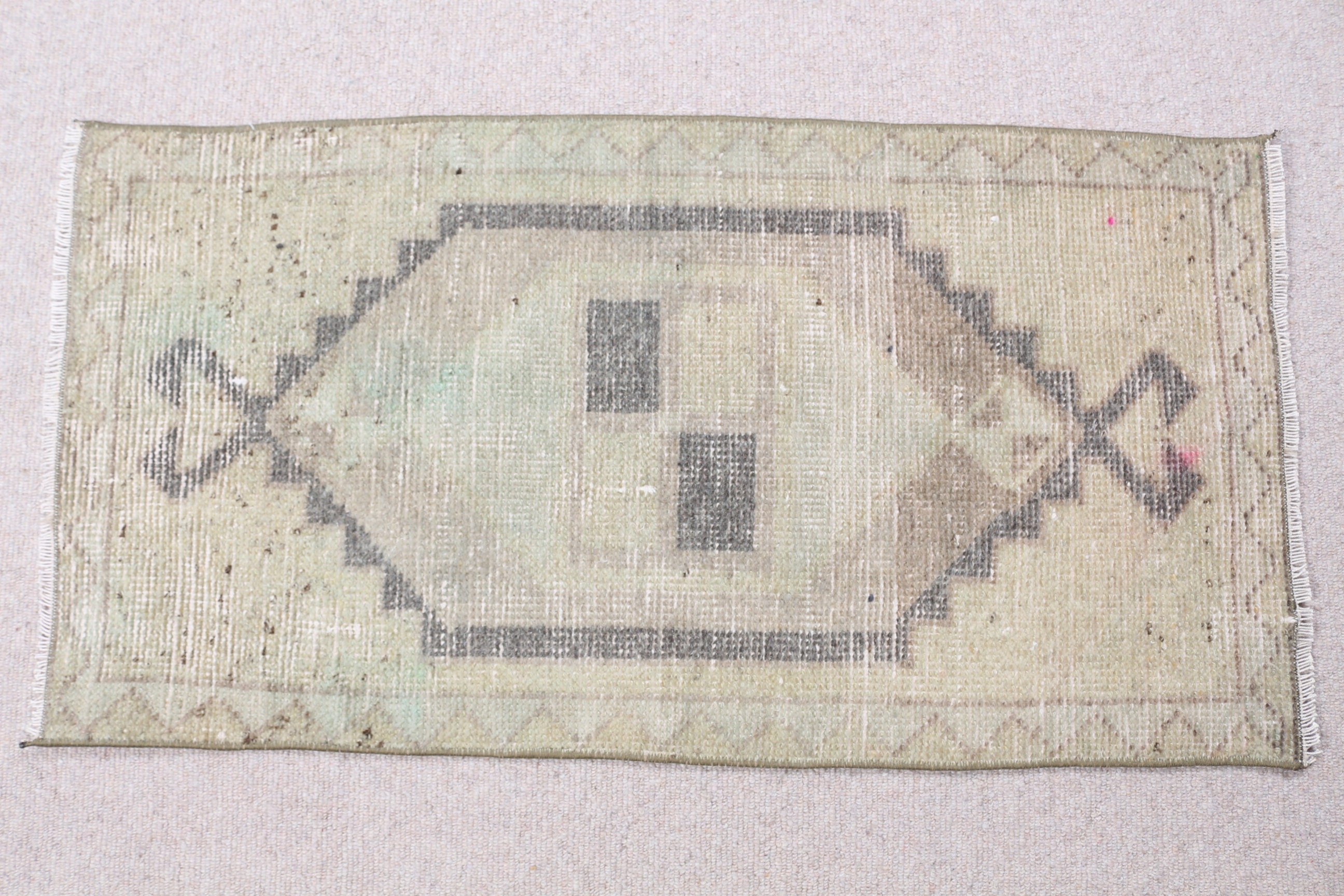 Vintage Halılar, Türk Halıları, Fas Halısı, Bej Mutfak Halısı, Ev Dekorasyonu Halısı, El Düğümlü Halı, 1.6x3.2 ft Küçük Halı, Araba Paspas Halıları, Banyo Halısı