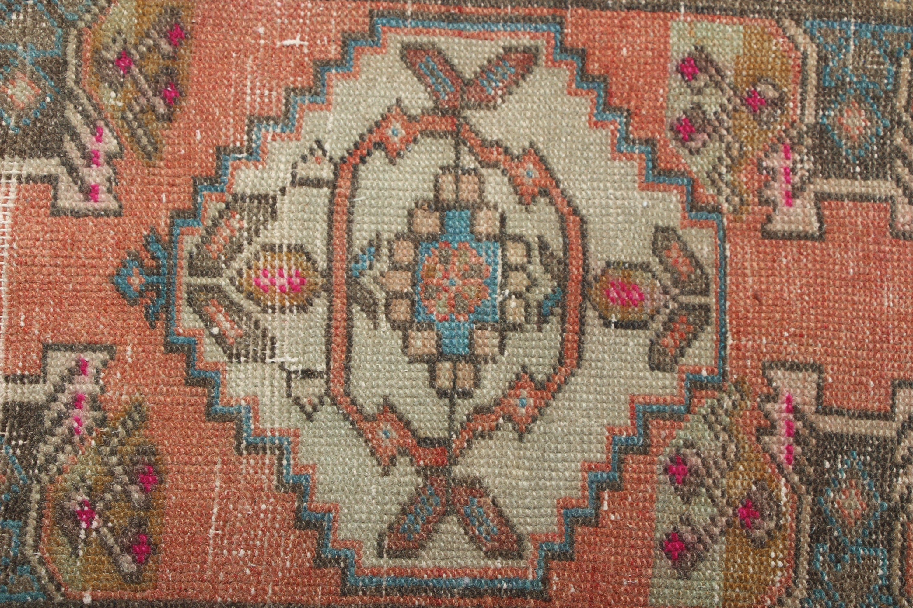 Oryantal Halı, Eski Halılar, Turuncu Ev Dekorasyonu Halıları, Vintage Halılar, Türk Halıları, 1.4x2.6 ft Küçük Halı, Araba Paspas Halısı, Çocuk Halıları, Anadolu Halısı