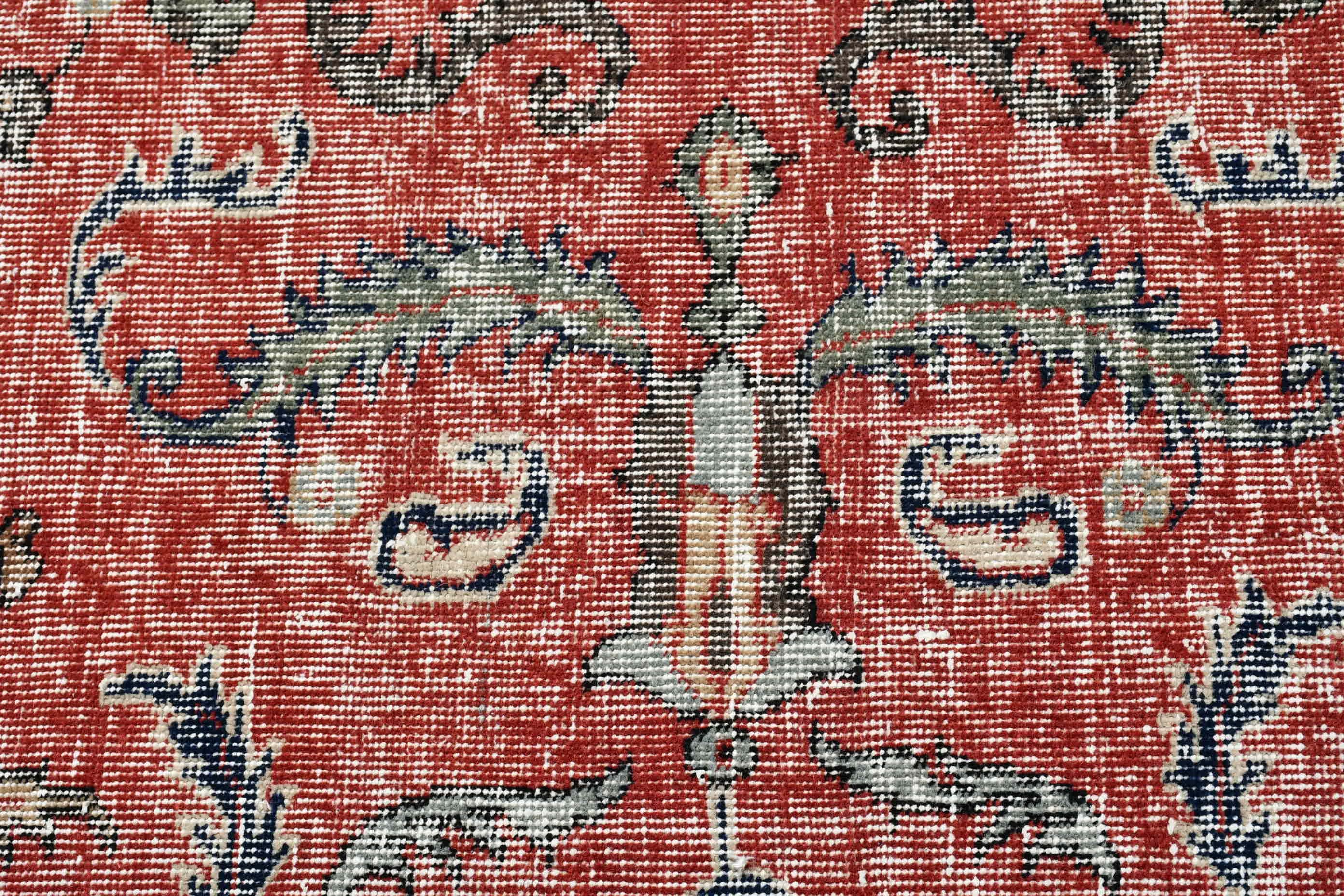 Turkish Rug, Salon Rug, 5.2x8.6 ft Large Rug, Dining Room Rugs, Red Anatolian Rug, Vintage Rug, Antique Rug, Flatweave Rug, Home Decor Rug