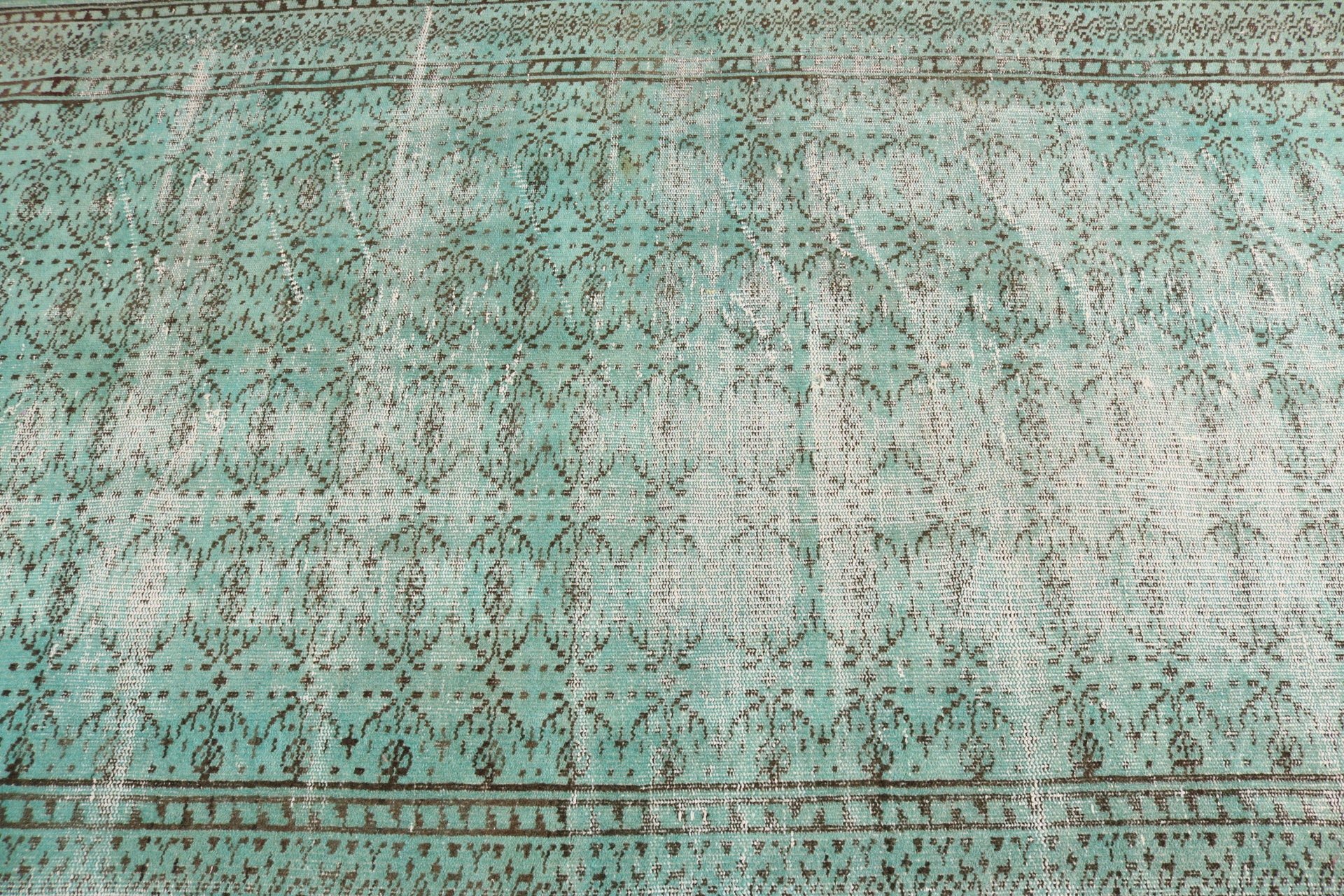 Outdoor Rug, Wool Rugs, Bedroom Rugs, Green Modern Rugs, Large Boho Rug, Vintage Rug, Handwoven Rugs, Turkish Rugs, 4.9x8.5 ft Large Rug