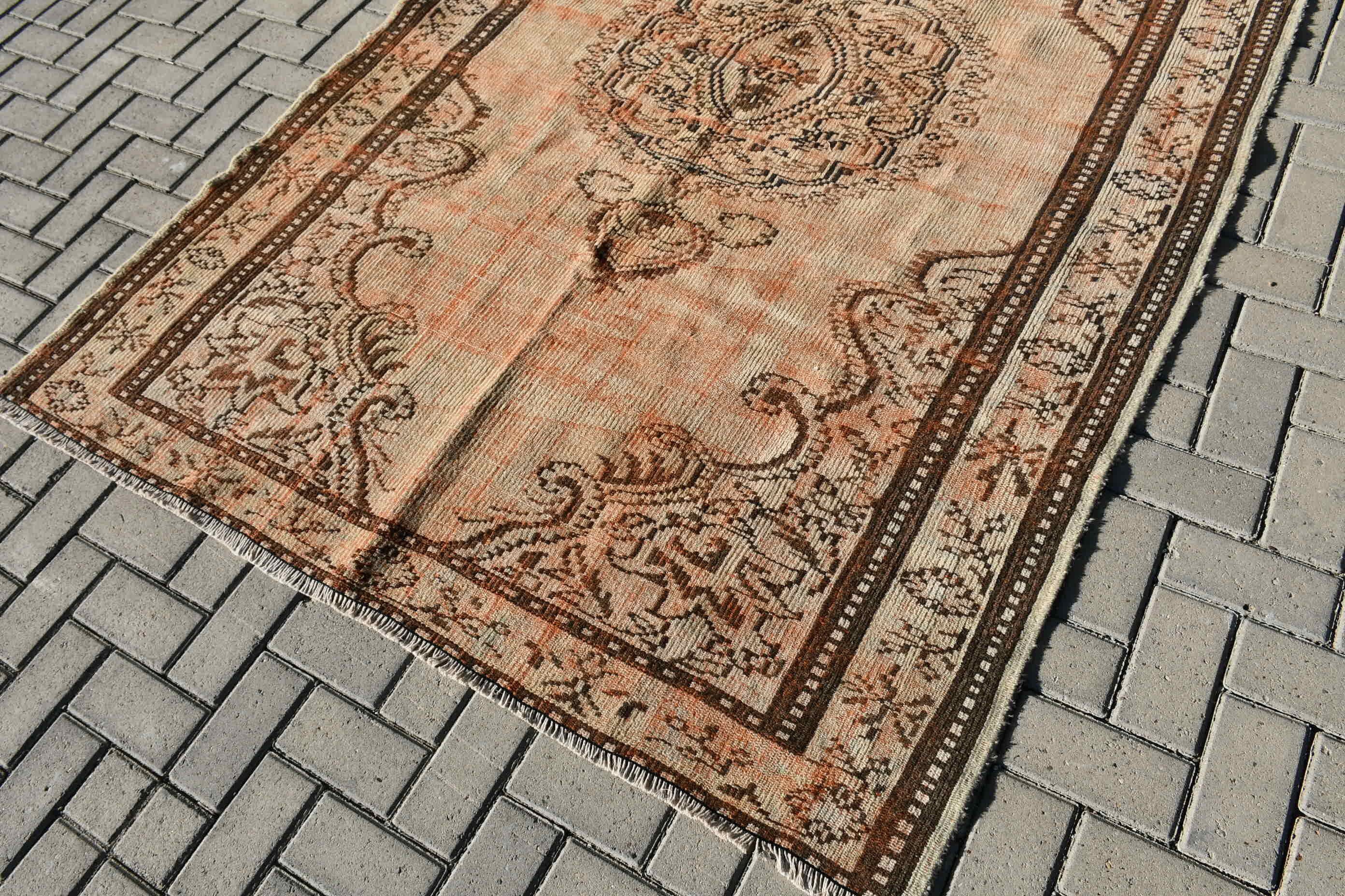 Turkish Rugs, 5.5x8 ft Large Rug, Vintage Rug, Dining Room Rug, Brown Antique Rug, Anatolian Rug, Cool Rug, Rugs for Salon, Bedroom Rugs