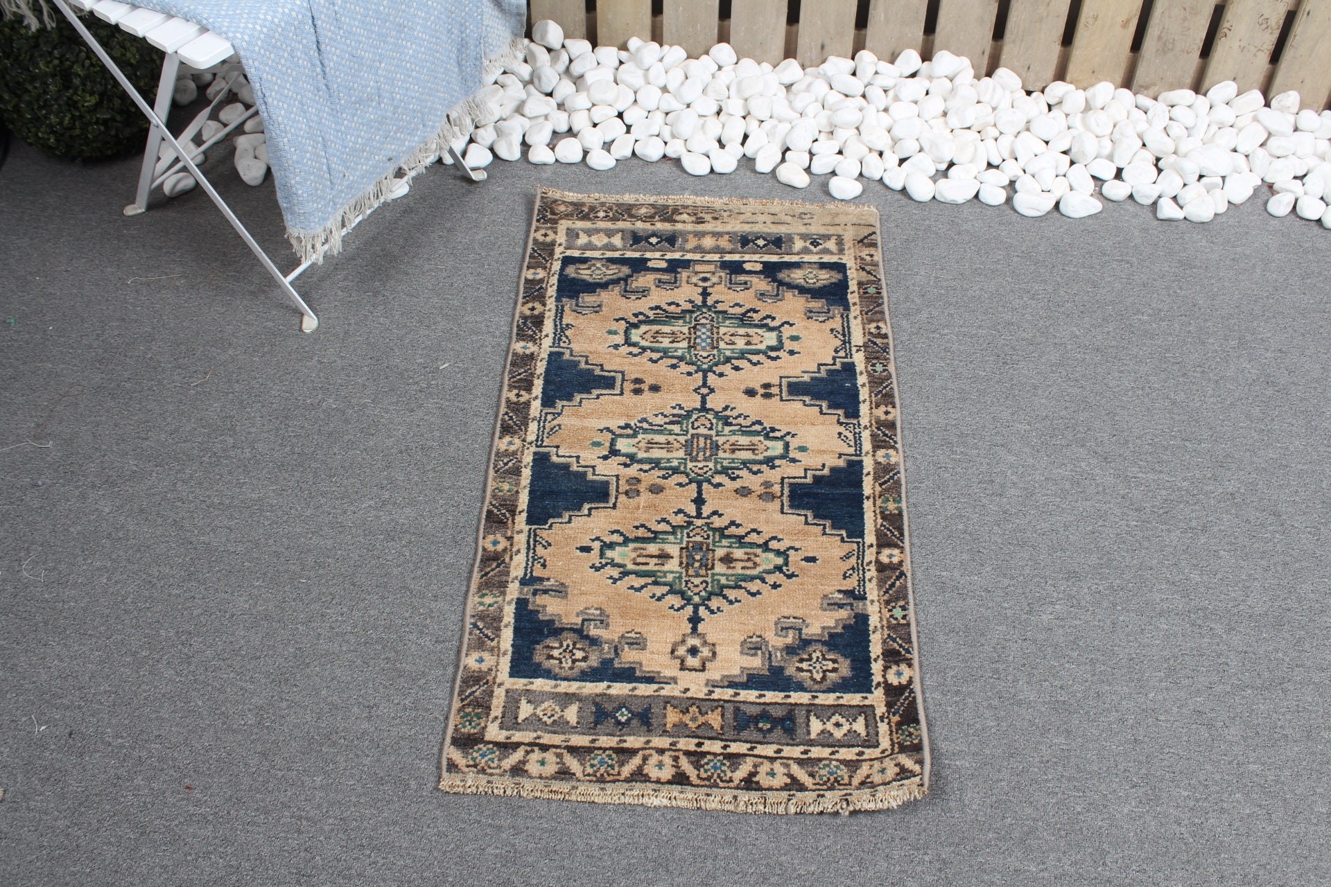 Floor Rug, Rugs for Car Mat, Cool Rug, Vintage Rug, Turkish Rug, Entry Rug, Bath Rug, Beige  1.7x3 ft Small Rug