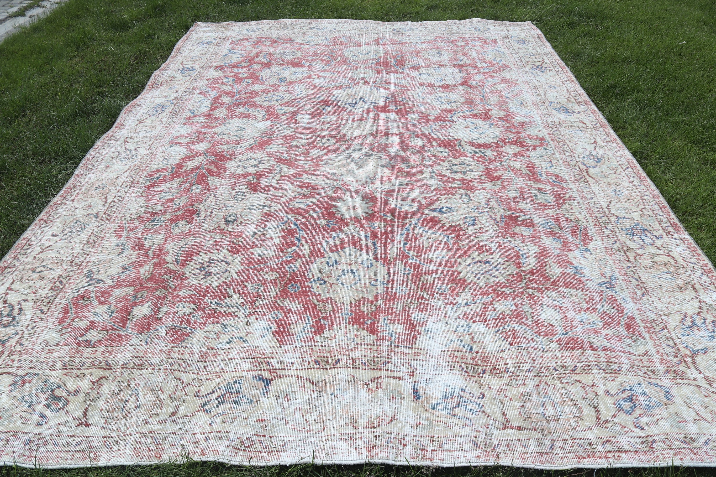 Modern Rug, Salon Rug, Vintage Rug, Turkish Rugs, Dining Room Rugs, Handwoven Rug, Beige Boho Rugs, 8.3x11.6 ft Oversize Rug, Organic Rugs