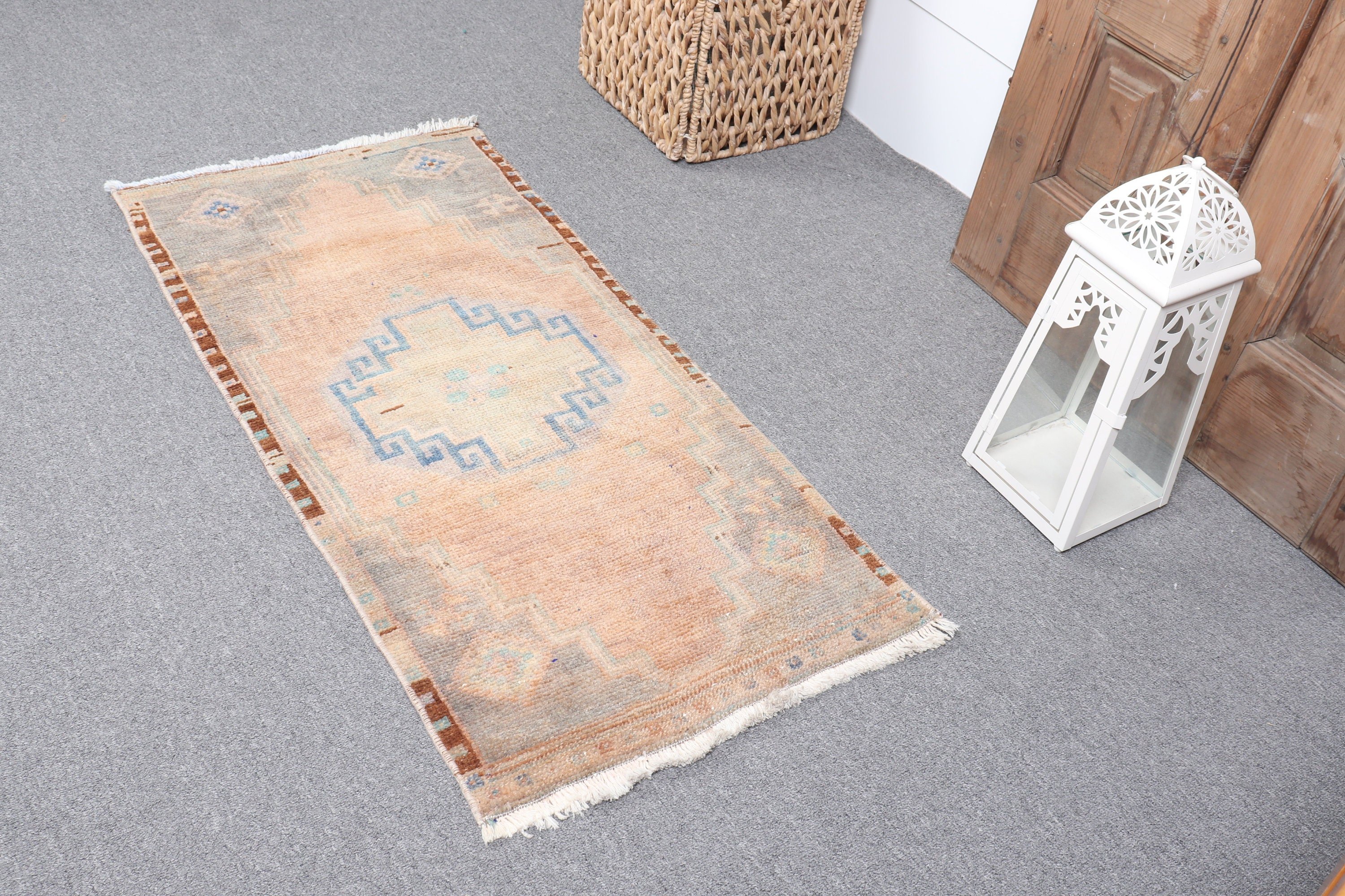 Vintage Rugs, Gray Kitchen Rug, Bedroom Rug, Rugs for Wall Hanging, Turkish Rug, Bath Rugs, 1.7x3.4 ft Small Rug, Home Decor Rug, Floor Rug