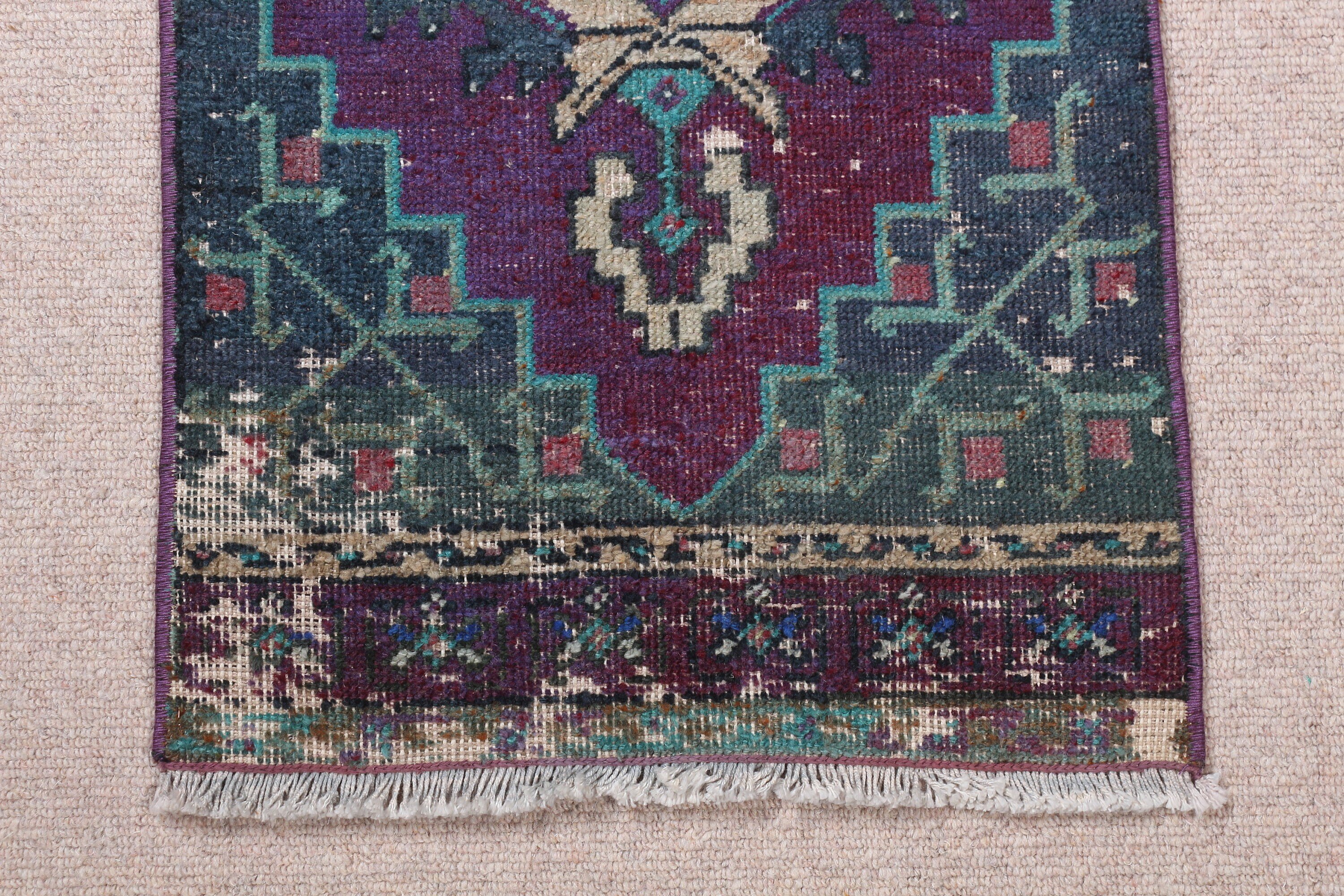 Mutfak Halısı, Türk Halıları, Yer Halısı, Yeşil 1.4x3.1 ft Küçük Halı, Fas Halıları, Vintage Halı, Araba Paspas Halıları, Yatak Odası Halıları