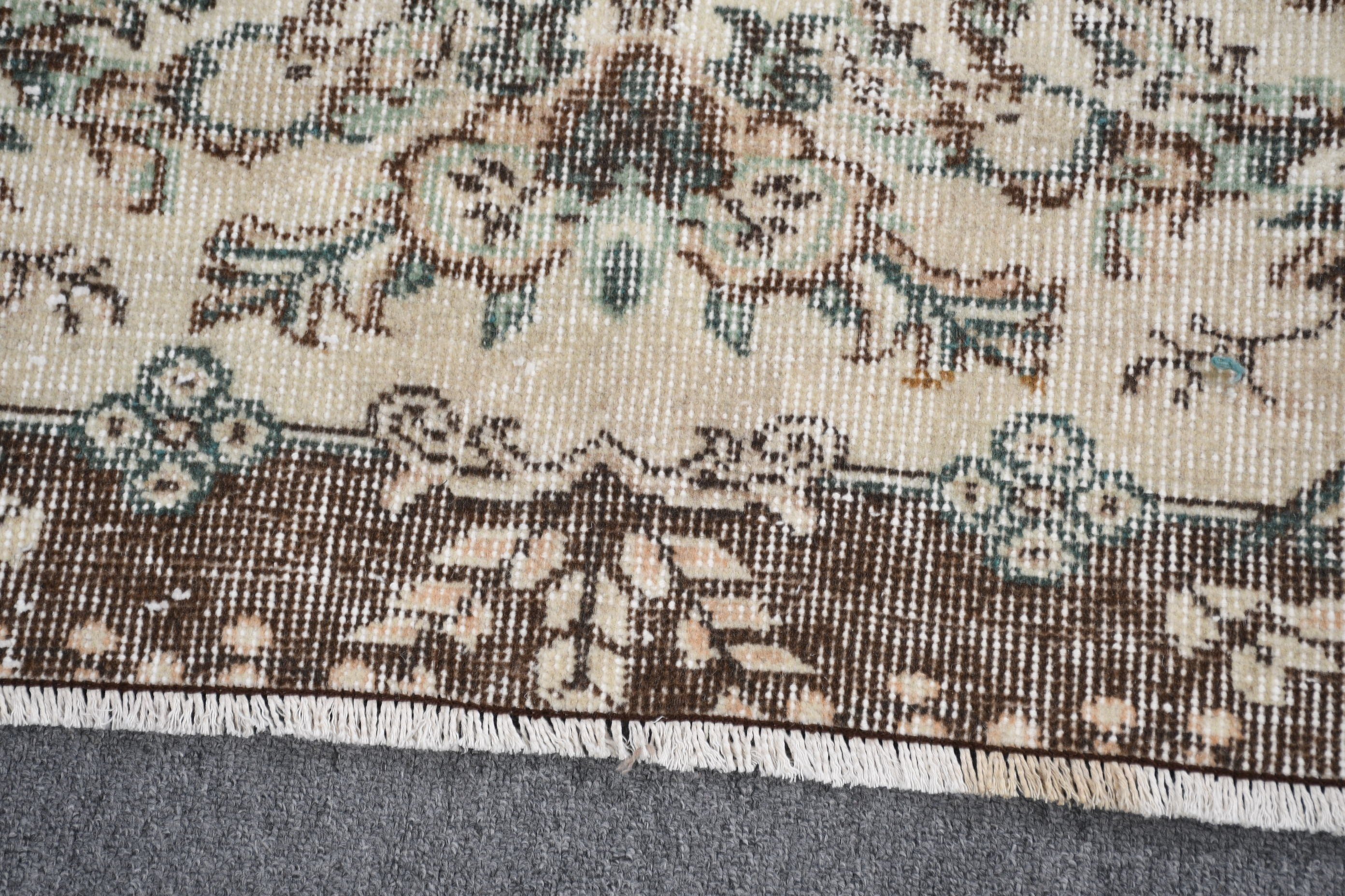 Beige Cool Rug, Turkish Rug, Cool Rugs, 3.9x6.3 ft Area Rug, Living Room Rug, Moroccan Rug, Rugs for Floor, Floor Rugs, Vintage Rugs