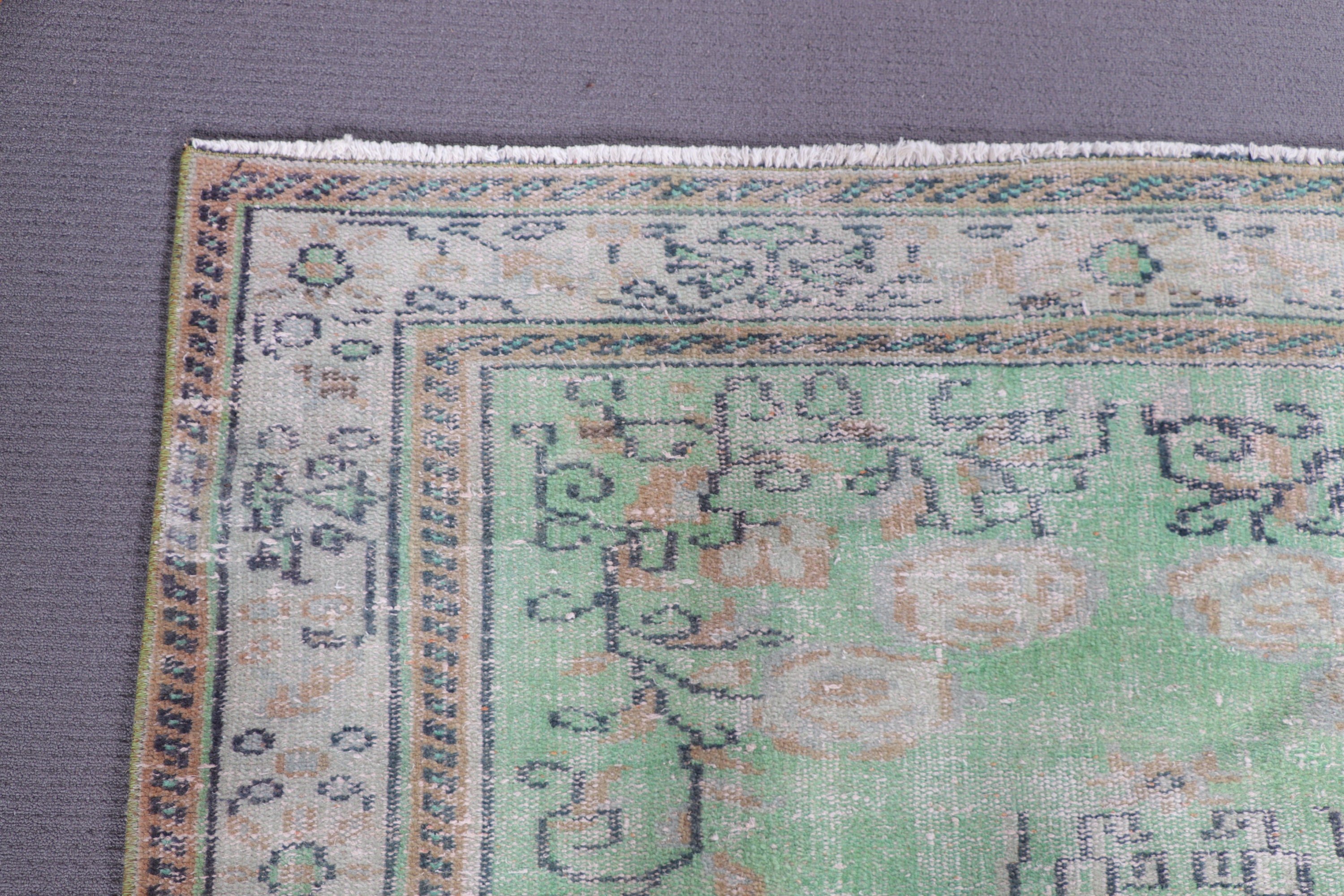 Neutral Rugs, 4.7x7.9 ft Area Rug, Antique Rugs, Turkish Rug, Modern Rugs, Boho Area Rug, Dining Room Rug, Green Neutral Rug, Vintage Rugs