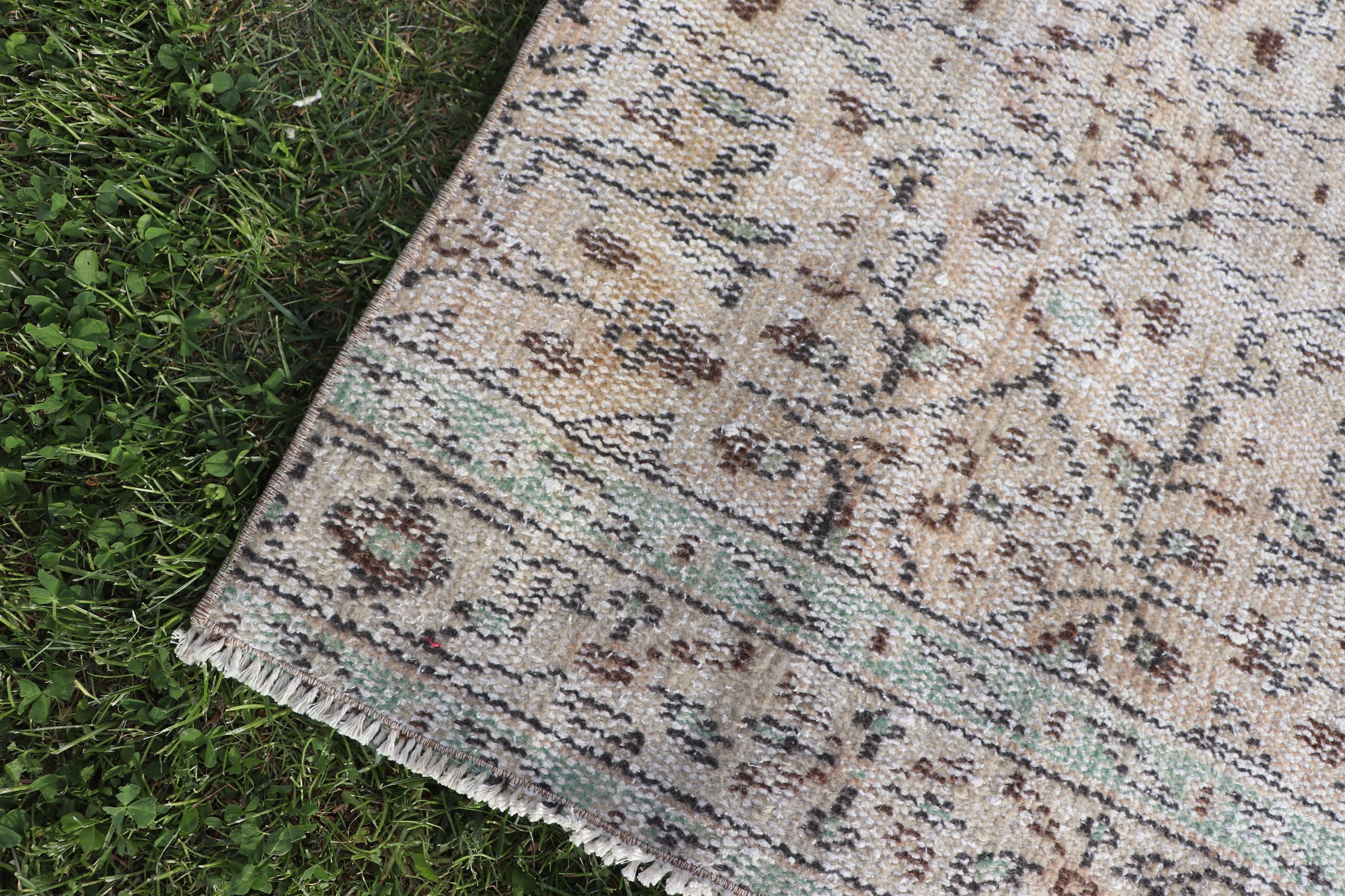 Boho Rug, Beige Anatolian Rugs, Turkish Rug, Hallway Rug, Vintage Rugs, 2.7x9.1 ft Runner Rug, Vintage Runner Rugs, Anatolian Rug