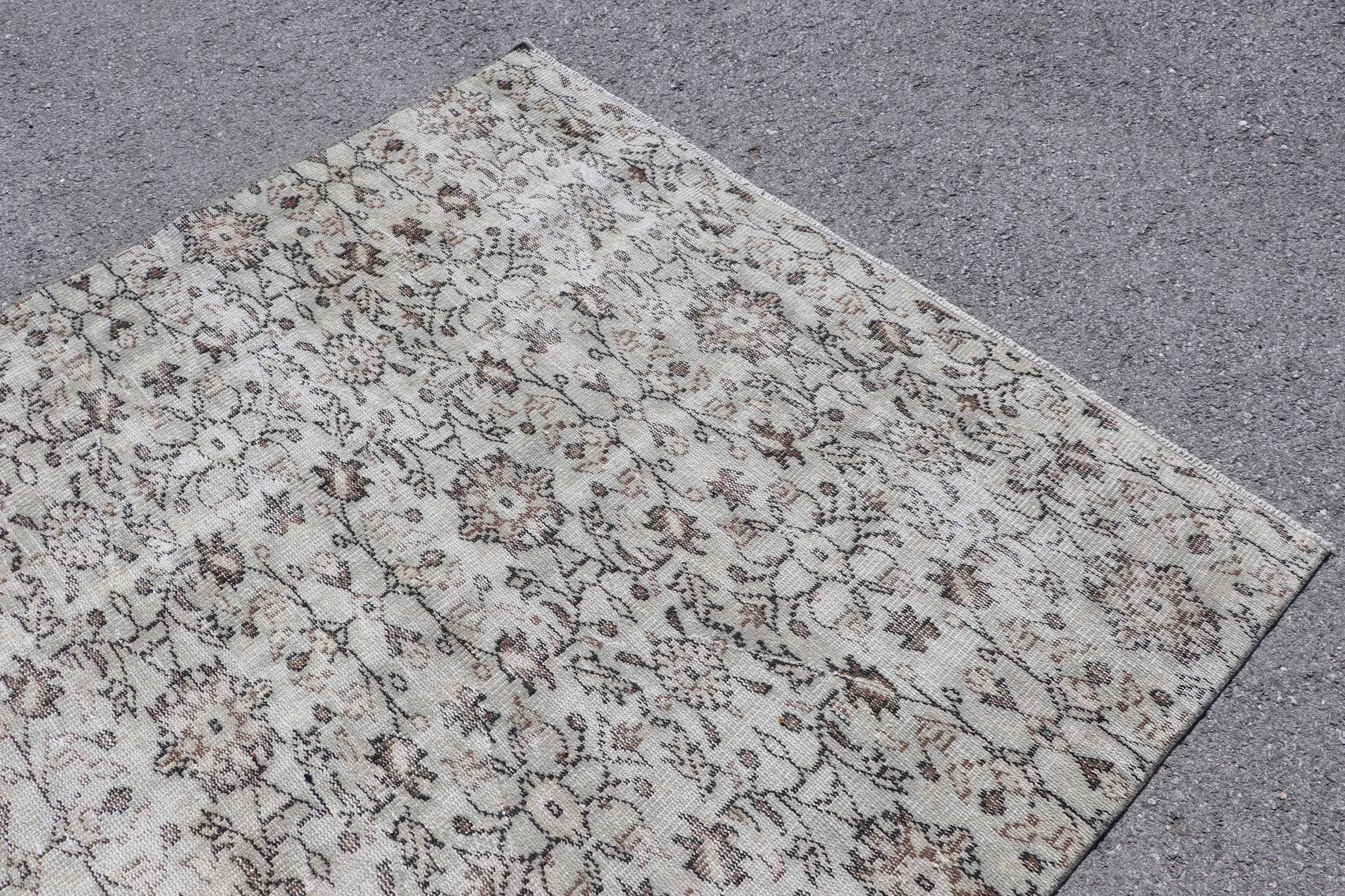 Turkish Rug, Oushak Rug, Bedroom Rugs, Dining Room Rug, Vintage Rug, Beige  5.4x9.1 ft Large Rug, Floor Rugs, Rugs for Salon