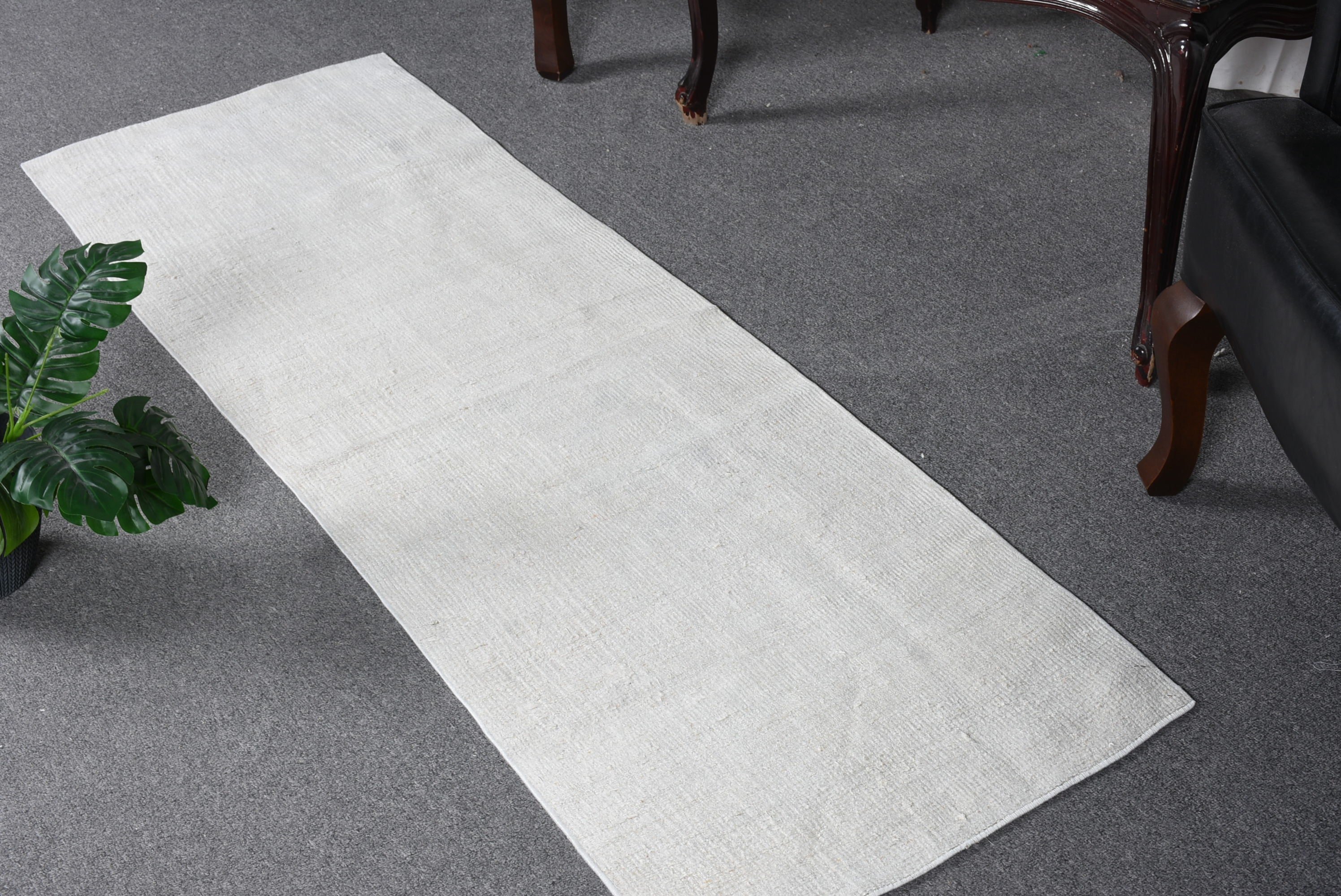 Runner Halıları, Mutfak Halısı, Türk Halıları, Vintage Halı, Merdiven Halısı, Yer Halısı, Beyaz Oushak Halısı, Koridor Halısı, 1.8x5.5 ft Runner Halısı