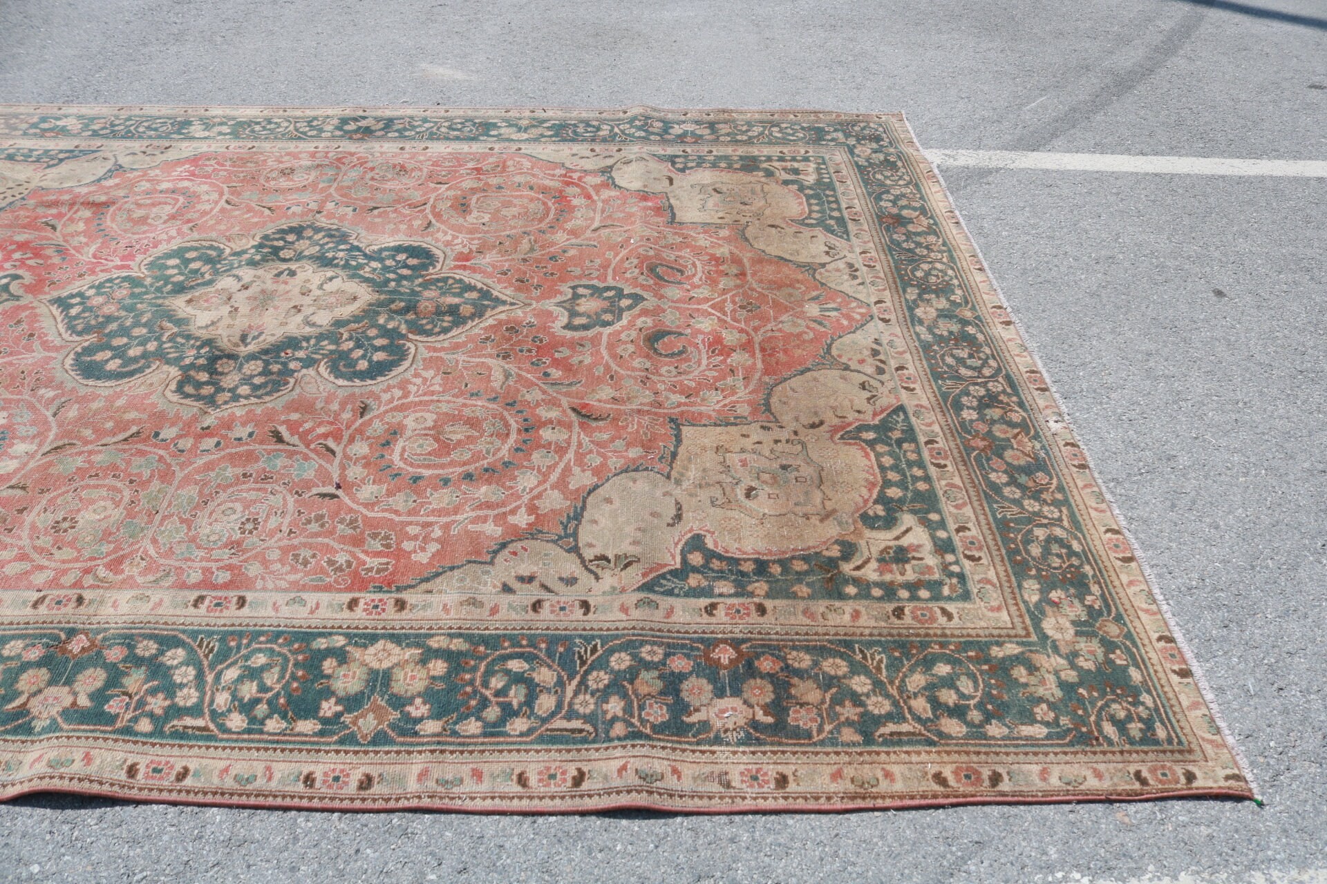 Mutfak Halısı, Parlak Halılar, Salon Halıları, 9,5x12,3 ft Büyük Boy Halı, Oturma Odası Halısı, Türk Halısı, Vintage Halı, Salon Halısı, Ev Dekorasyonu Halıları