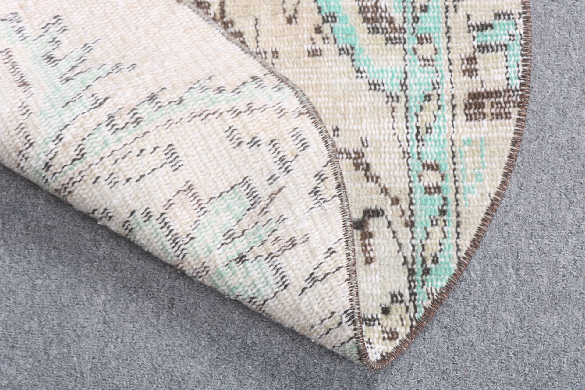 Kitchen Rugs, Nursery Rug, Vintage Rug, Bedroom Rug, Home Decor Rugs, 2.3x2.3 ft Small Rugs, Turkish Rug, Rugs for Wall Hanging, Bright Rug