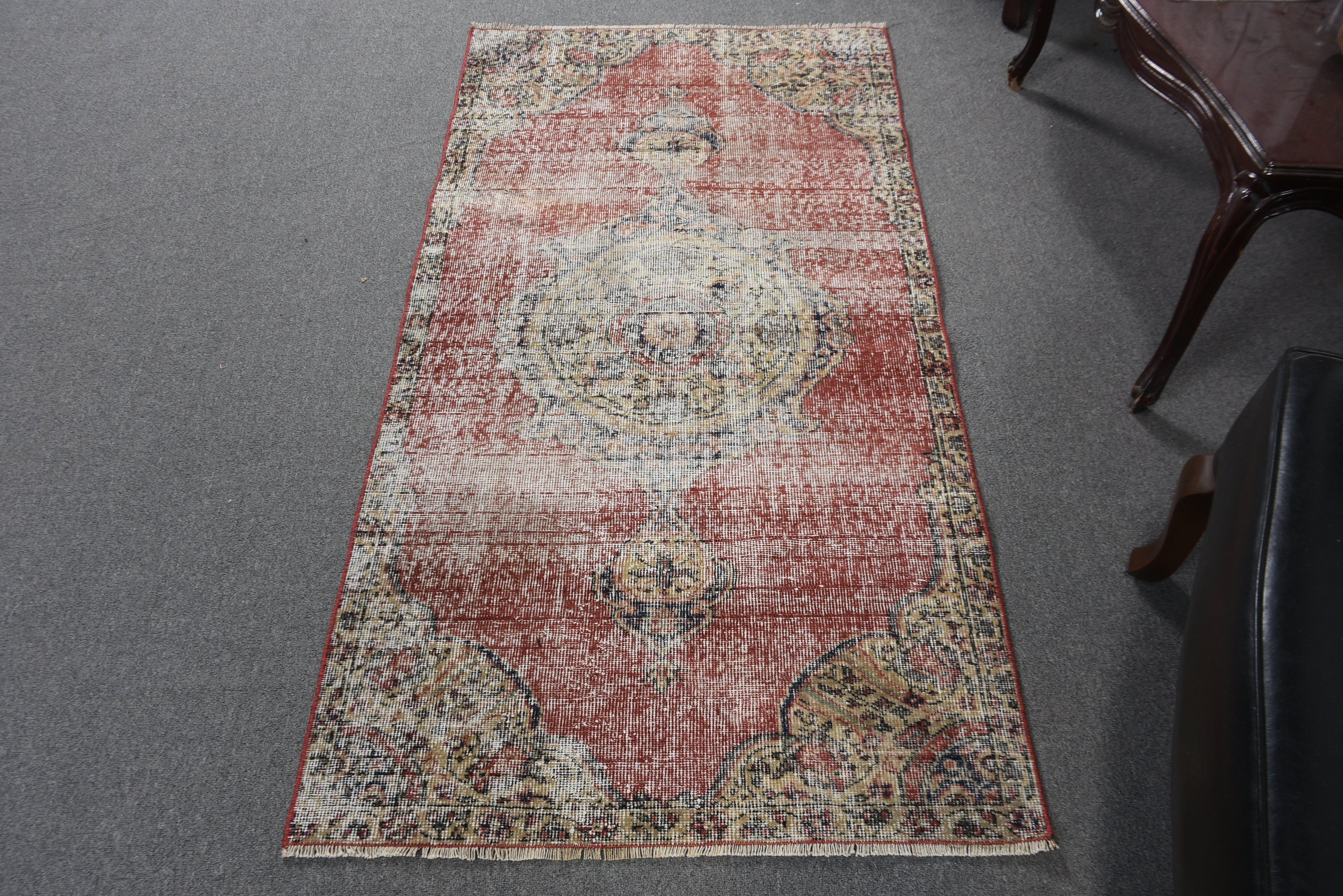 Türk Halısı, Vintage Halı, Yün Halılar, 2.8x5.5 ft Accent Halı, Kırmızı Yatak Odası Halısı, Mutfak Halısı, Dış Mekan Halıları, Boho Accent Halısı, Ev Dekorasyonu Halıları