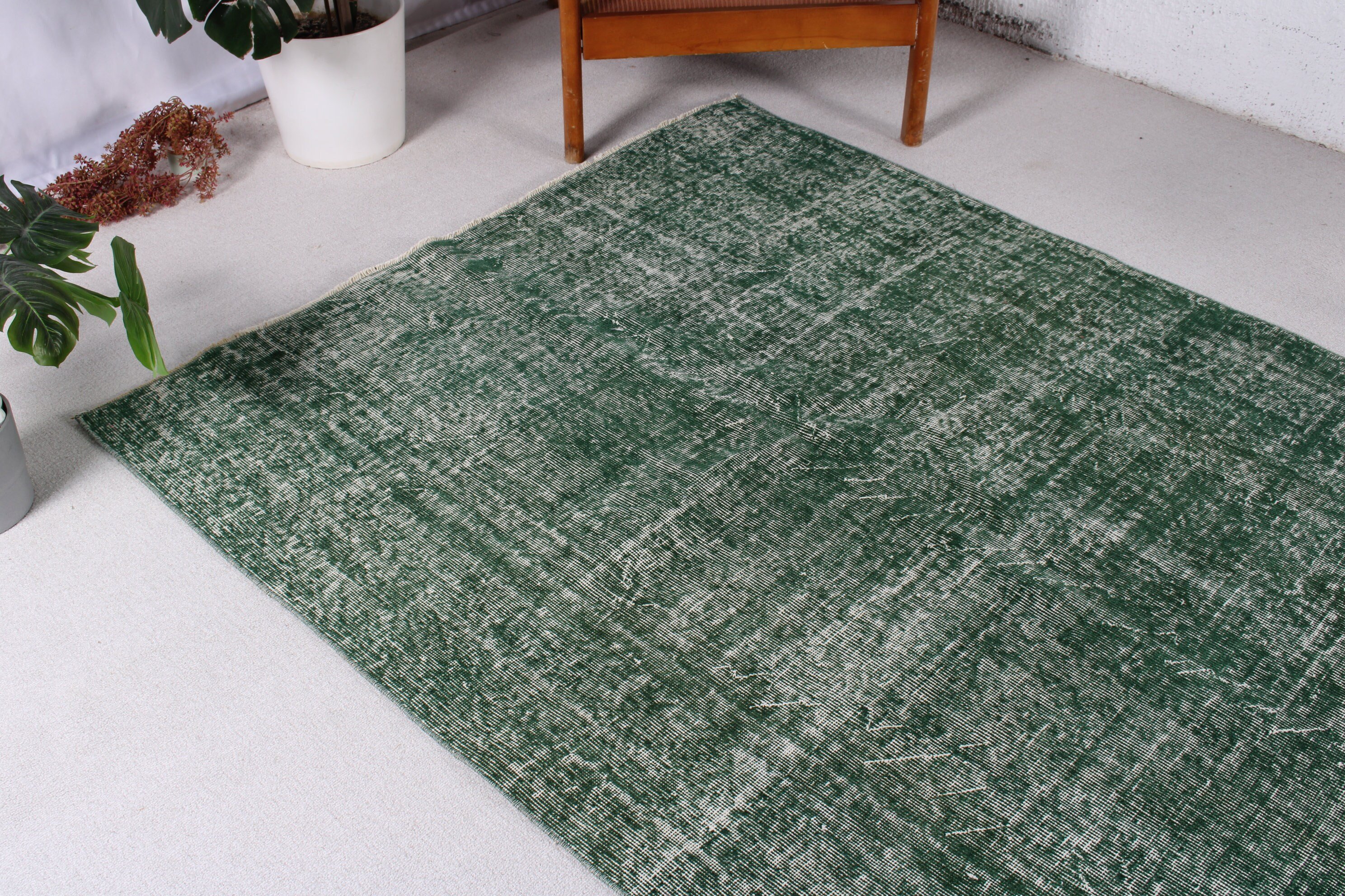 4.7x10.8 ft Large Rug, Bedroom Rug, Turkey Rug, Home Decor Rugs, Dining Room Rug, Vintage Rug, Turkish Rug, Anatolian Rug, Green Luxury Rug