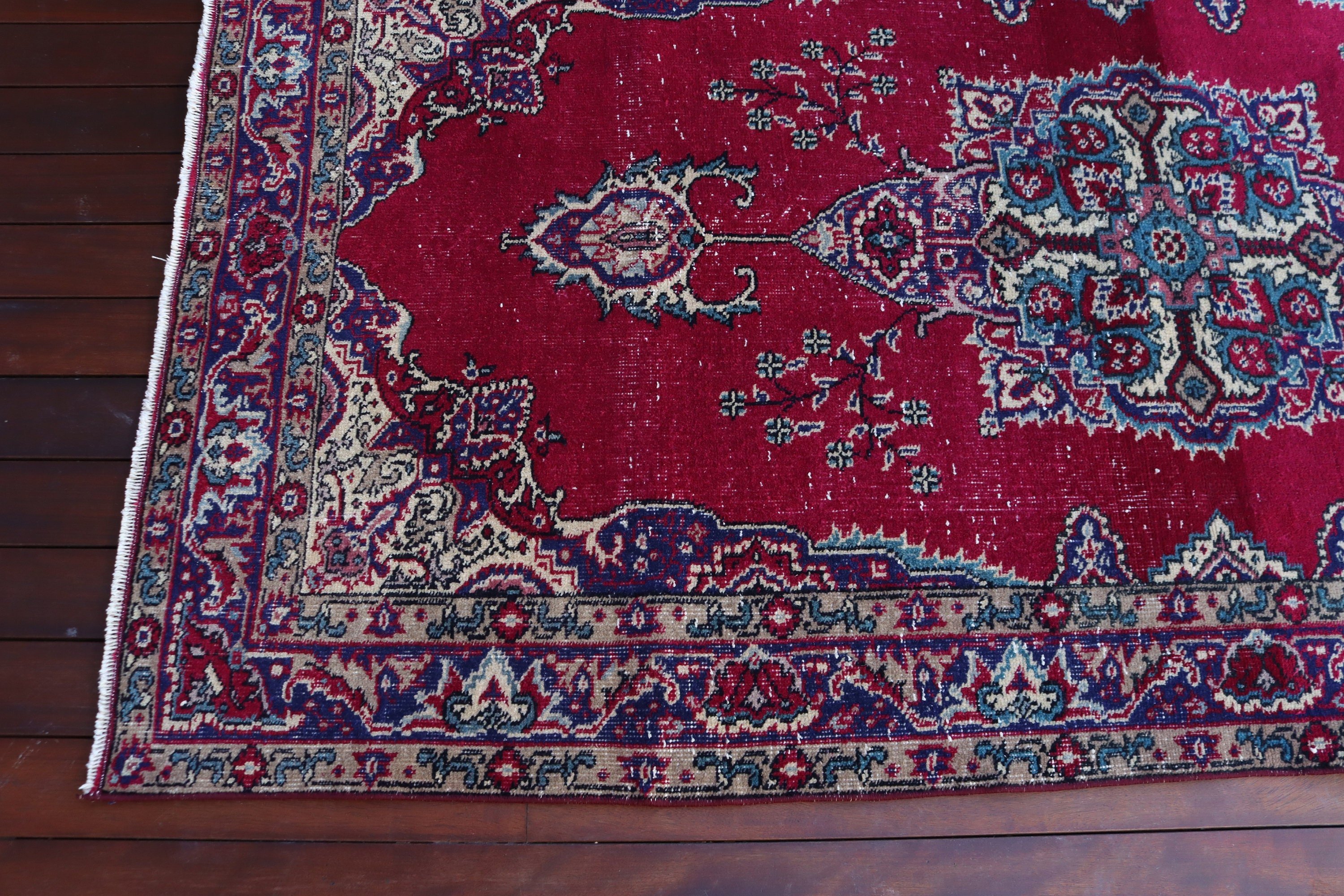 Mutfak Halısı, Türk Halıları, Yatak Odası Halıları, Lüks Halı, Yemek Odası Halısı, Vintage Halılar, 3,9x7,2 ft Alan Halıları, Kırmızı Düz ​​Dokuma Halı, Modern Halılar