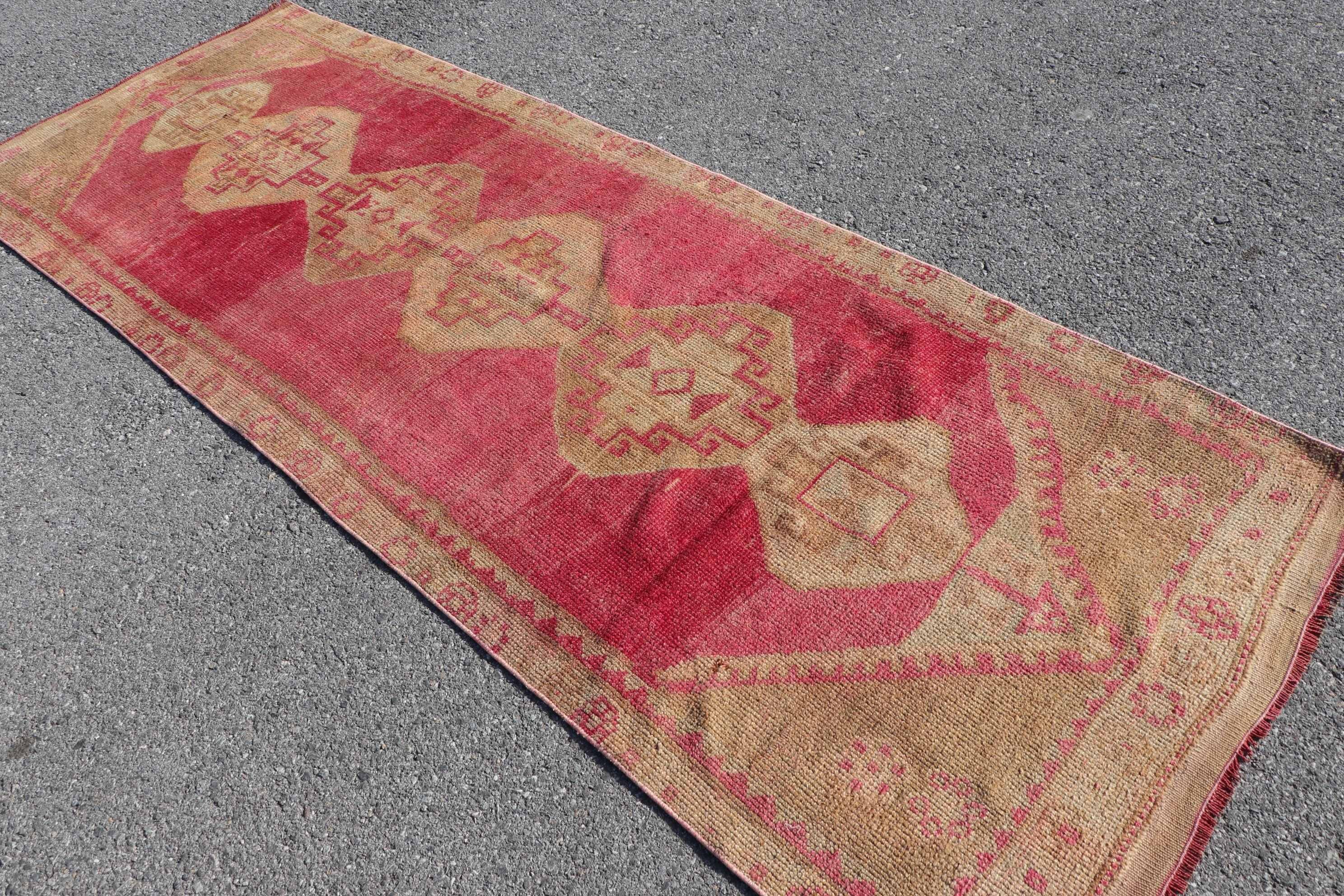 3.2x9.3 ft Runner Rug, Cute Rugs, Anatolian Rug, Corridor Rugs, Brown Moroccan Rugs, Rugs for Stair, Turkish Rug, Oriental Rug, Vintage Rug