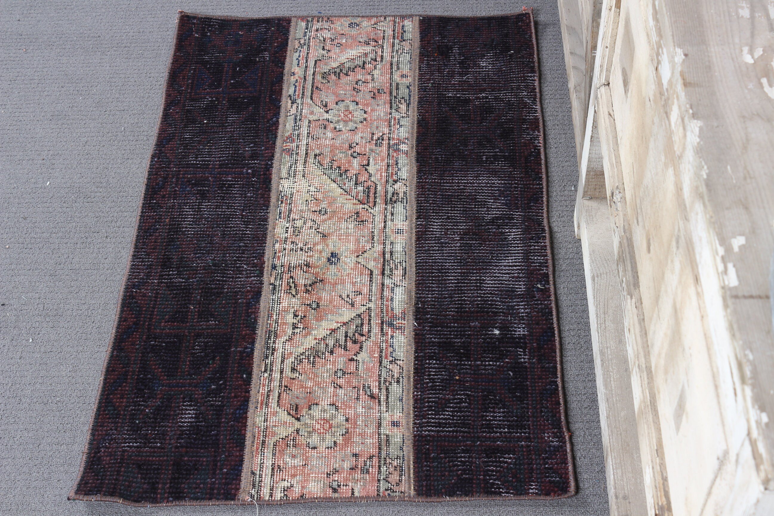 Vintage Halı, Kapı Paspası Halısı, 2.1x3.2 ft Küçük Halılar, Yatak Odası Halıları, Türkiye Halısı, Oryantal Halı, Türk Halısı, Yatak Odası Halısı, Bej Mutfak Halısı