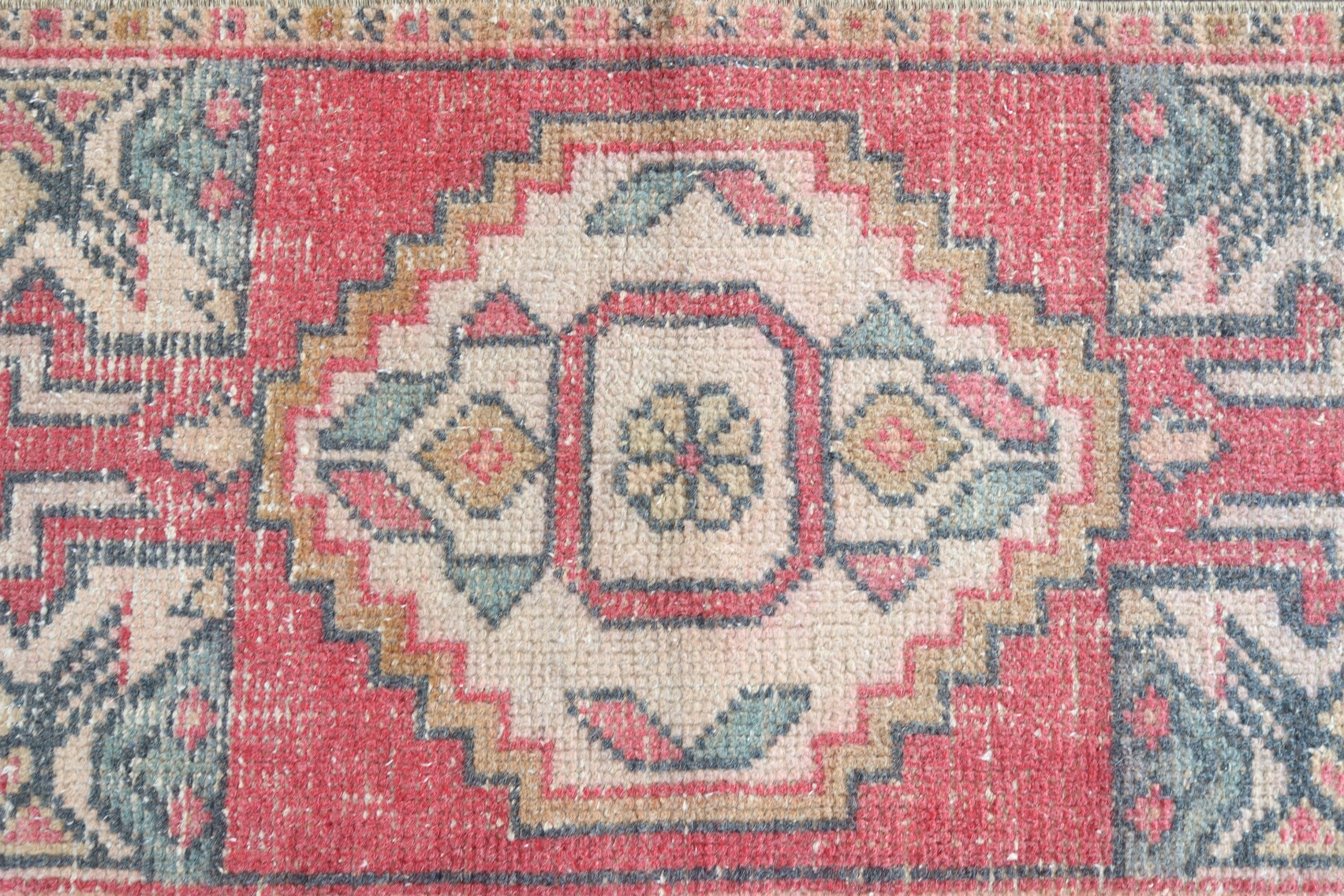 Entry Rugs, Oriental Rug, Red Boho Rug, Rugs for Wall Hanging, Bedroom Rugs, 1.6x3.1 ft Small Rug, Handwoven Rug, Vintage Rug, Turkish Rug