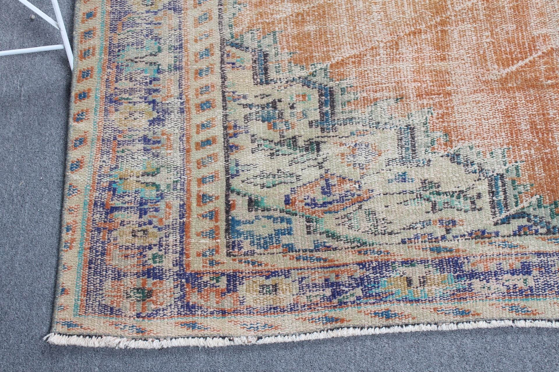 5.3x7.4 ft Area Rug, Indoor Rugs, Vintage Rugs, Turkish Rug, Rugs for Floor, Home Decor Rug, Orange Oushak Rugs, Oriental Rug, Nursery Rug