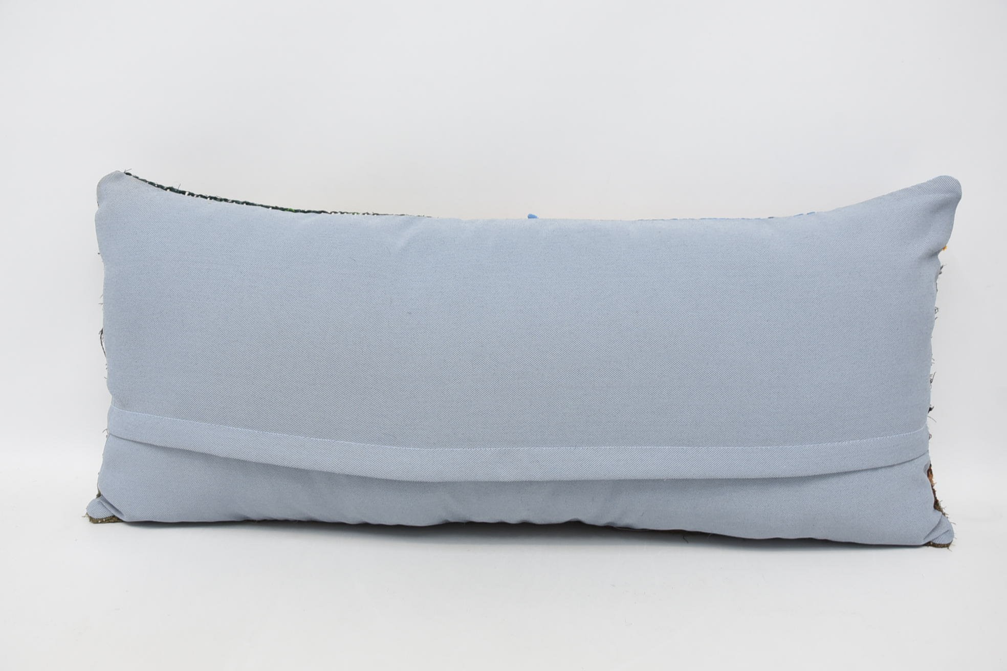 Vintage Pillow, 16"x36" Brown Cushion Case, Boho Pillow Sham Cover, Pillow for Sofa, Wool Kilim Pillow Pillow Case