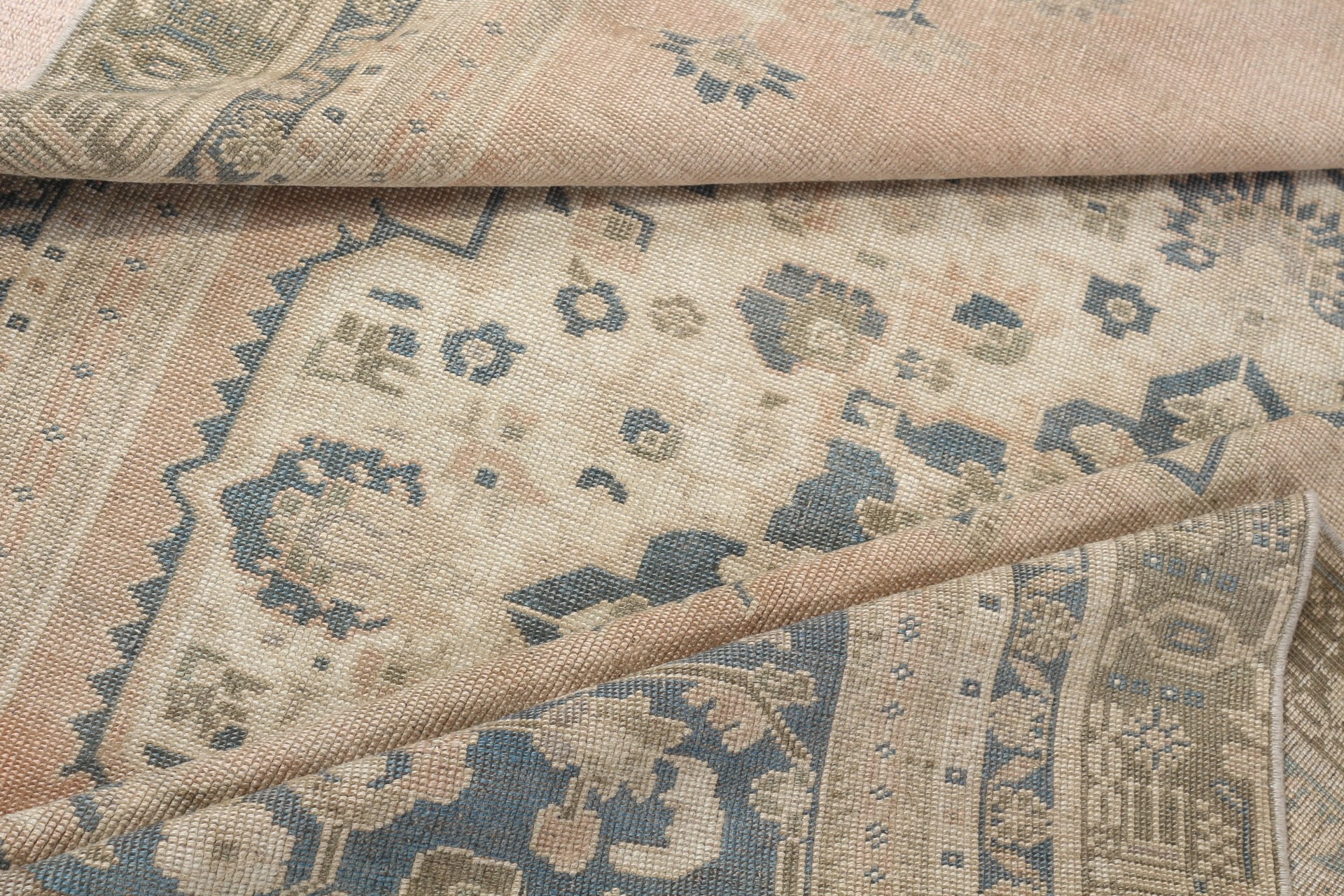 Sevimli Halı, Oryantal Halı, Türk Halısı, 6x10,5 ft Büyük Halı, Vintage Halı, Oushak Halısı, Yatak Odası Halısı, Yemek Odası Halısı, Turuncu Ev Dekor Halıları