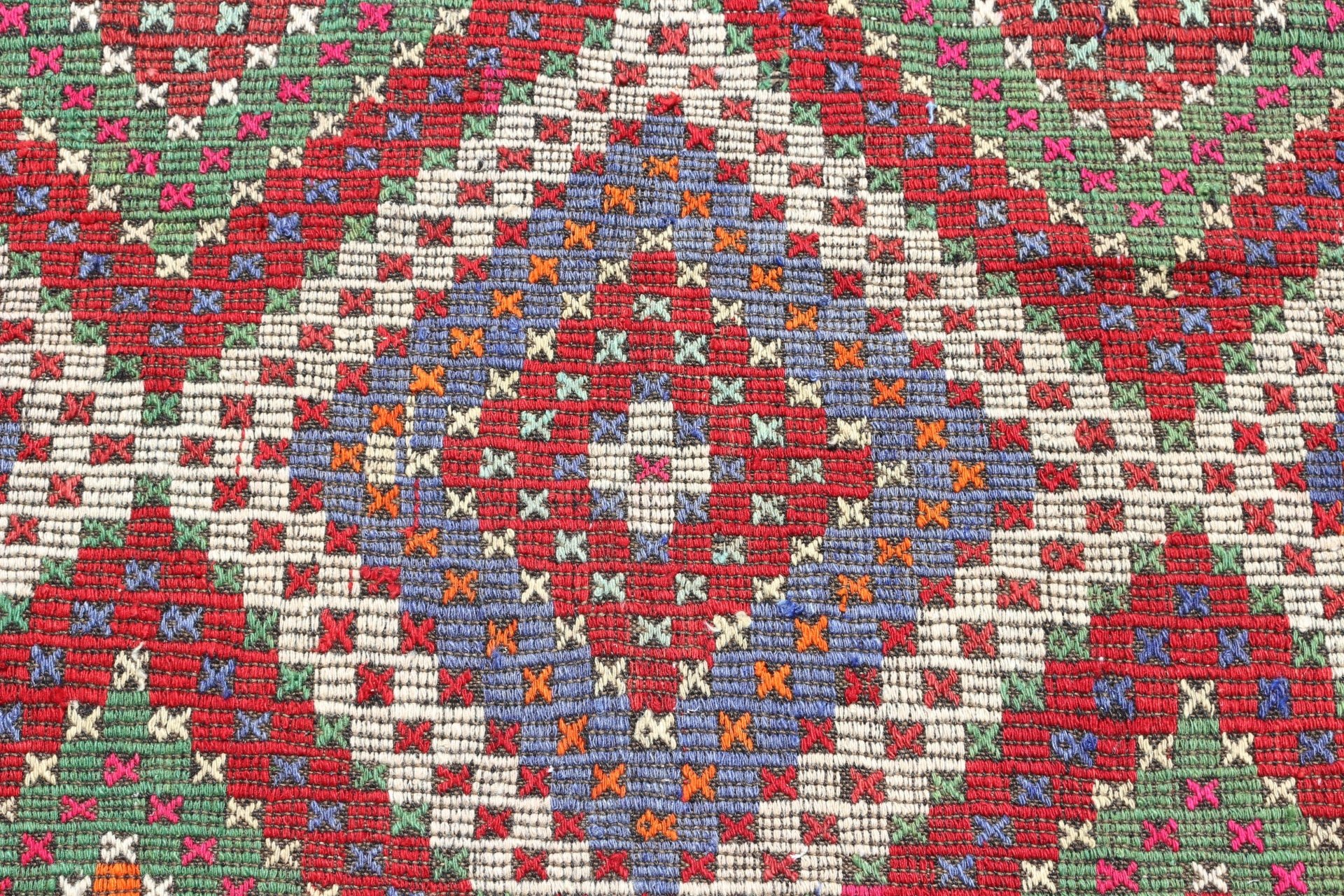 Türk Kilim, Mutfak Kilim, Antik Kilim, Araba paspası Kilim, Kırmızı Zemin Kilim, Mutfak Kilim, Duvar Kilim, 84x121 cm Küçük Kilim