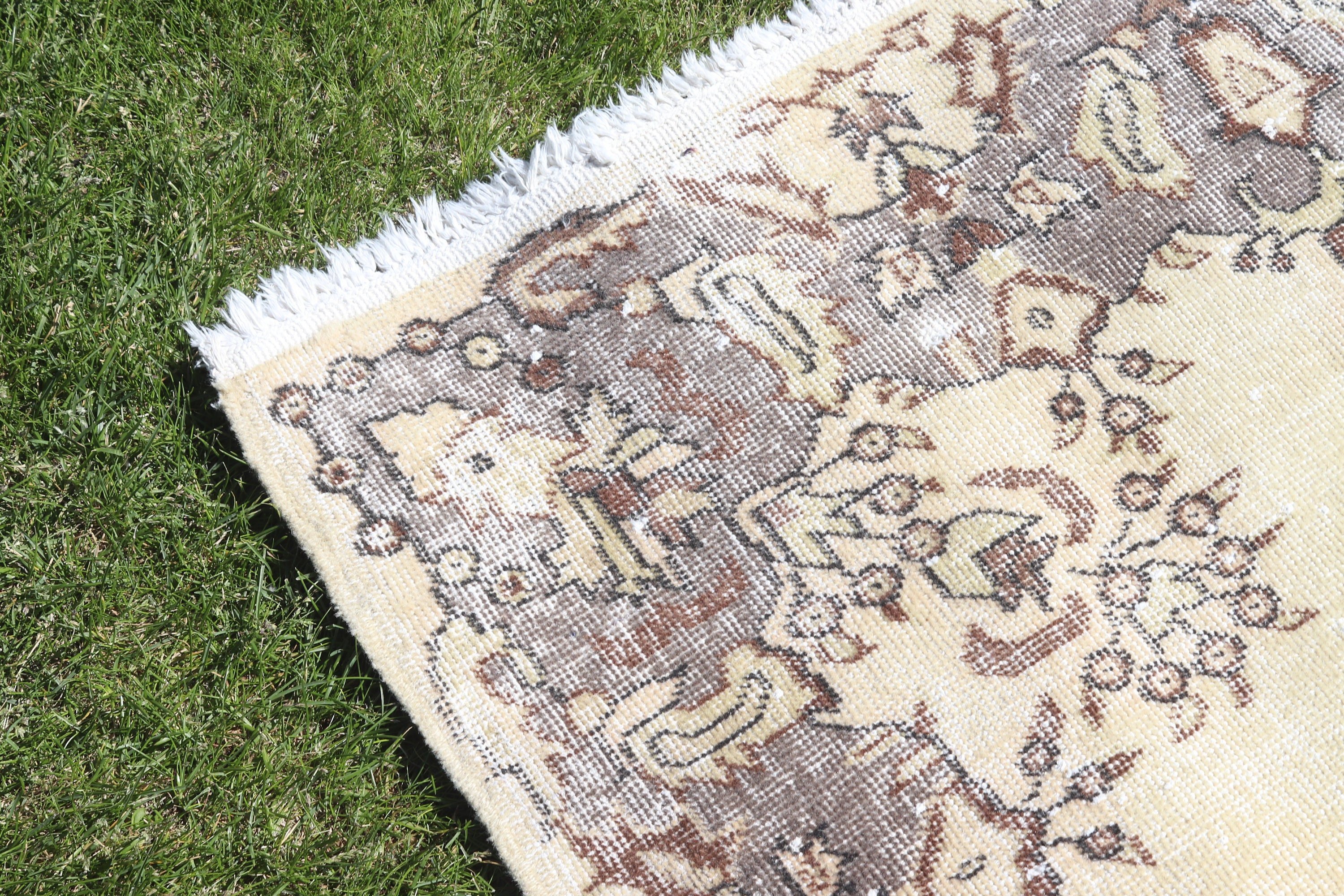 Vintage Rug, Large Vintage Rug, Outdoor Rugs, Beige Boho Rugs, Cool Rugs, Bedroom Rugs, 5.4x9.5 ft Large Rug, Turkish Rug, Dining Room Rug