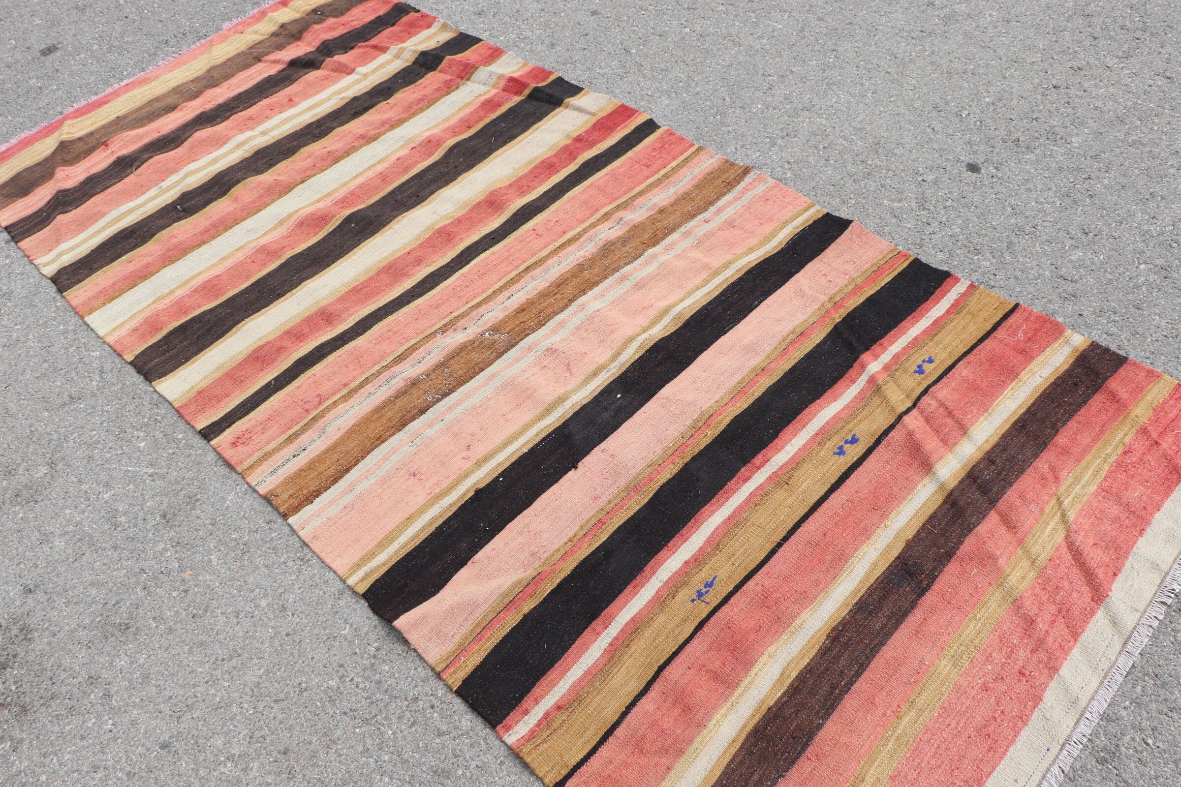 Türk Halısı, Kırmızı Oushak Halısı, Yatak Odası Halısı, Kilim, Yurt Halısı, Zemin Halıları, Vintage Halılar, 3,9x8,5 ft Alan Halısı, Oryantal Halılar, Havalı Halı