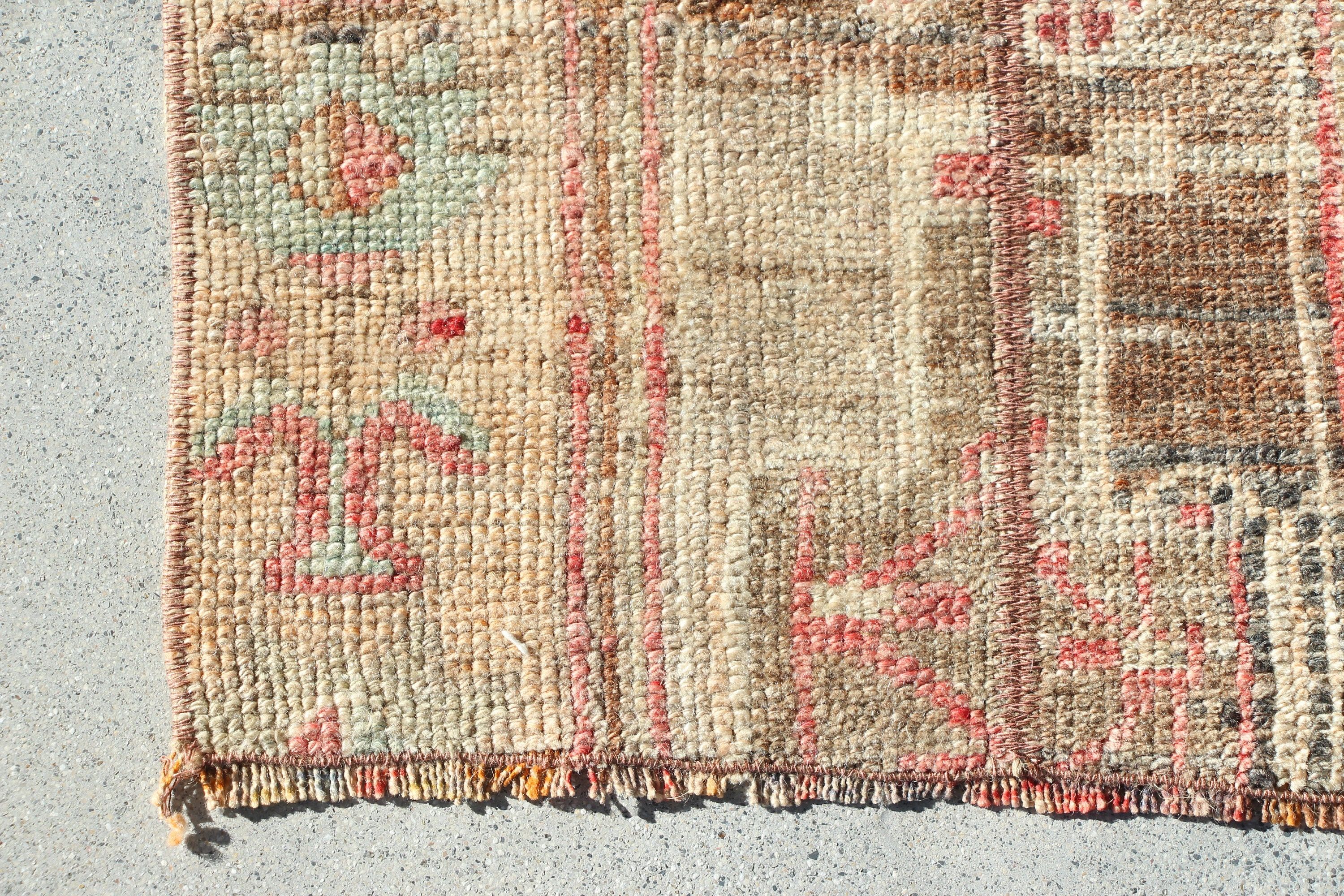 Brown Oriental Rugs, Car Mat Rug, Antique Rug, Wall Hanging Rug, Vintage Rugs, Turkish Rug, Retro Rug, 1.6x2.2 ft Small Rugs