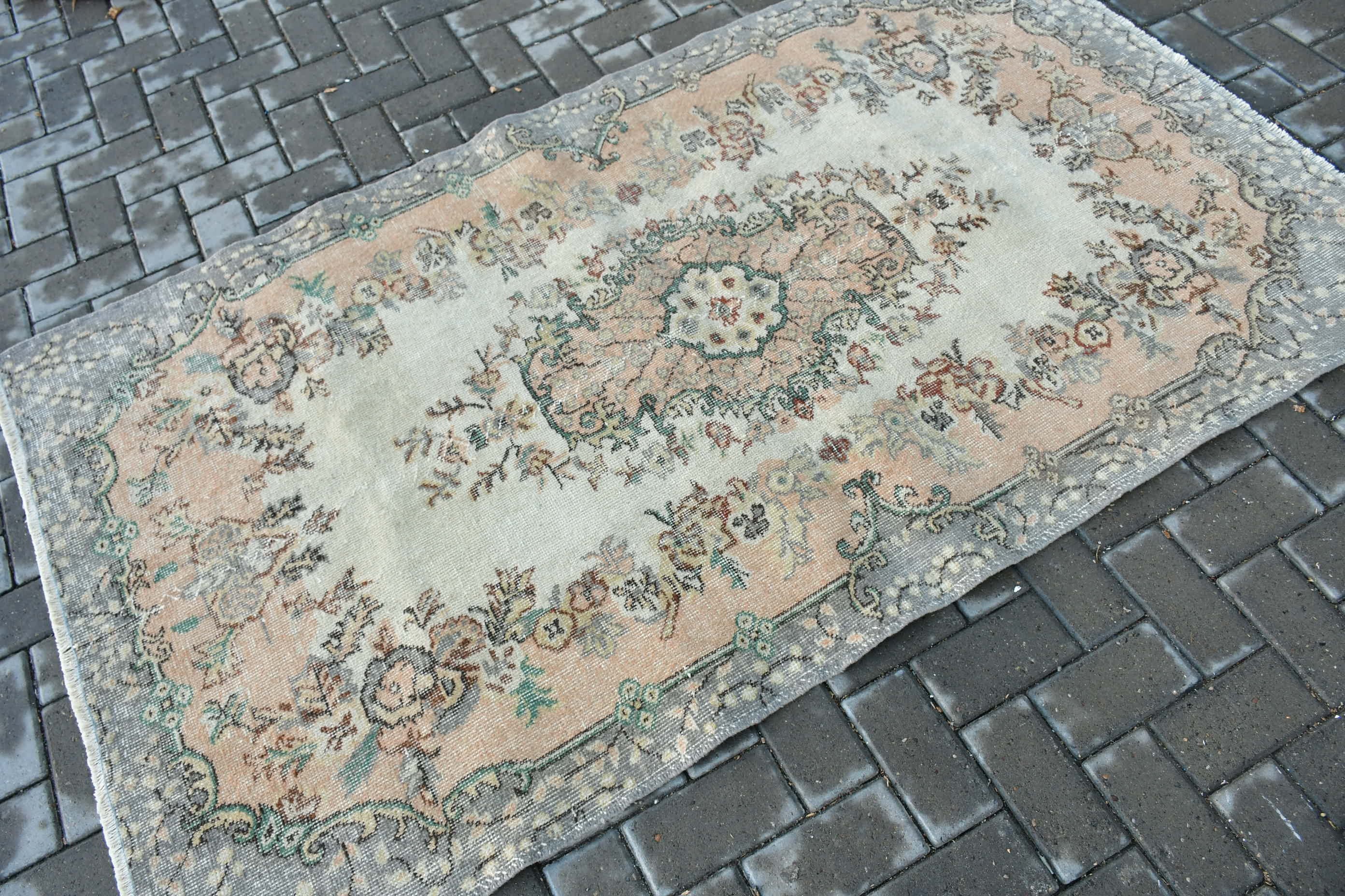 Floor Rug, 3.9x6.7 ft Area Rugs, Beige Bedroom Rug, Cool Rugs, Boho Rug, Moroccan Rugs, Vintage Rugs, Dining Room Rug, Turkish Rug