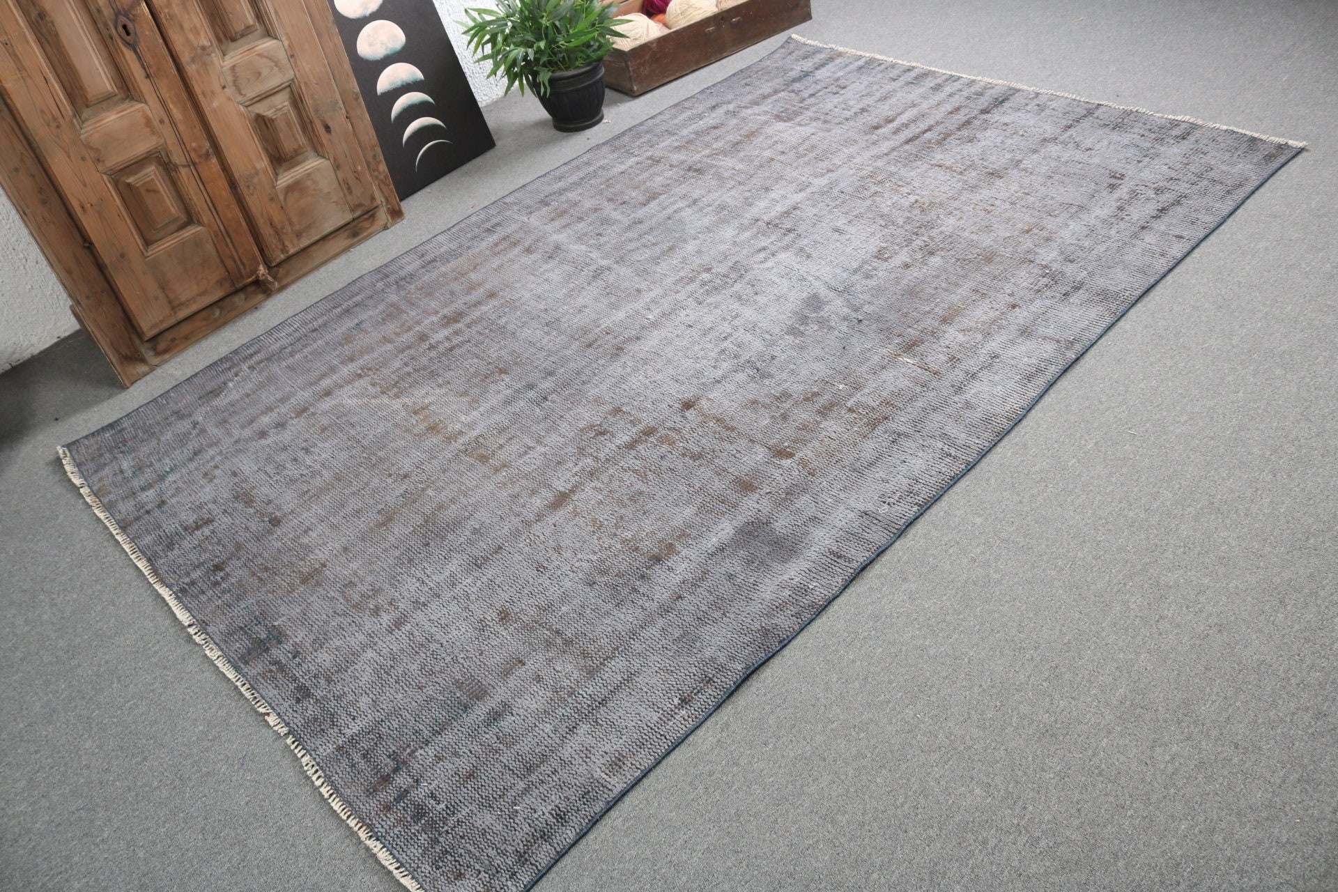 Boho Rugs, Bedroom Rugs, Living Room Rug, Outdoor Rug, Vintage Rug, Modern Rugs, Gray Antique Rugs, Turkish Rugs, 5.4x7.9 ft Large Rugs