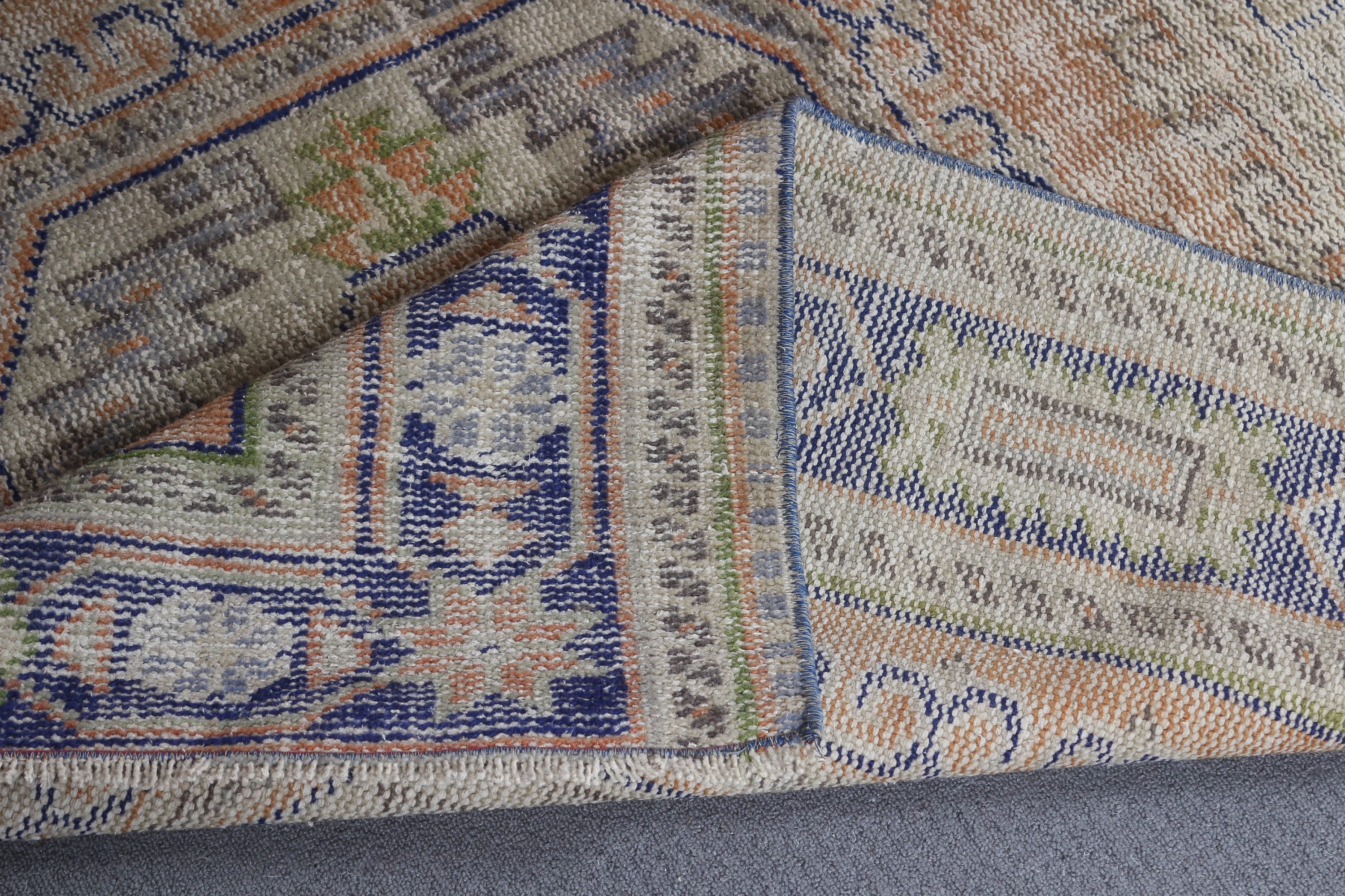 4.1x11.5 ft Koşucu Halısı, Koridor Halısı, Mutfak Halıları, Koridor Halısı, Bej Yatak Odası Halısı, Yün Halısı, Vintage Halılar, Oryantal Halı, Türk Halısı