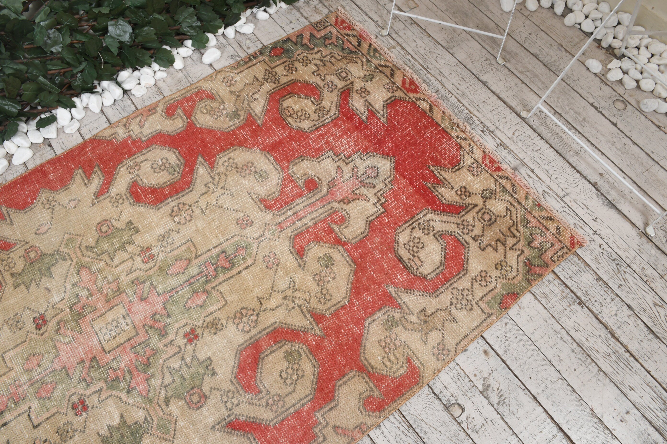 Floor Rug, Vintage Rug, Turkish Rug, Nursery Rug, Custom Rug, Vintage Decor Rug, Rugs for Dining Room, 3.6x6.7 ft Area Rugs, Kitchen Rugs