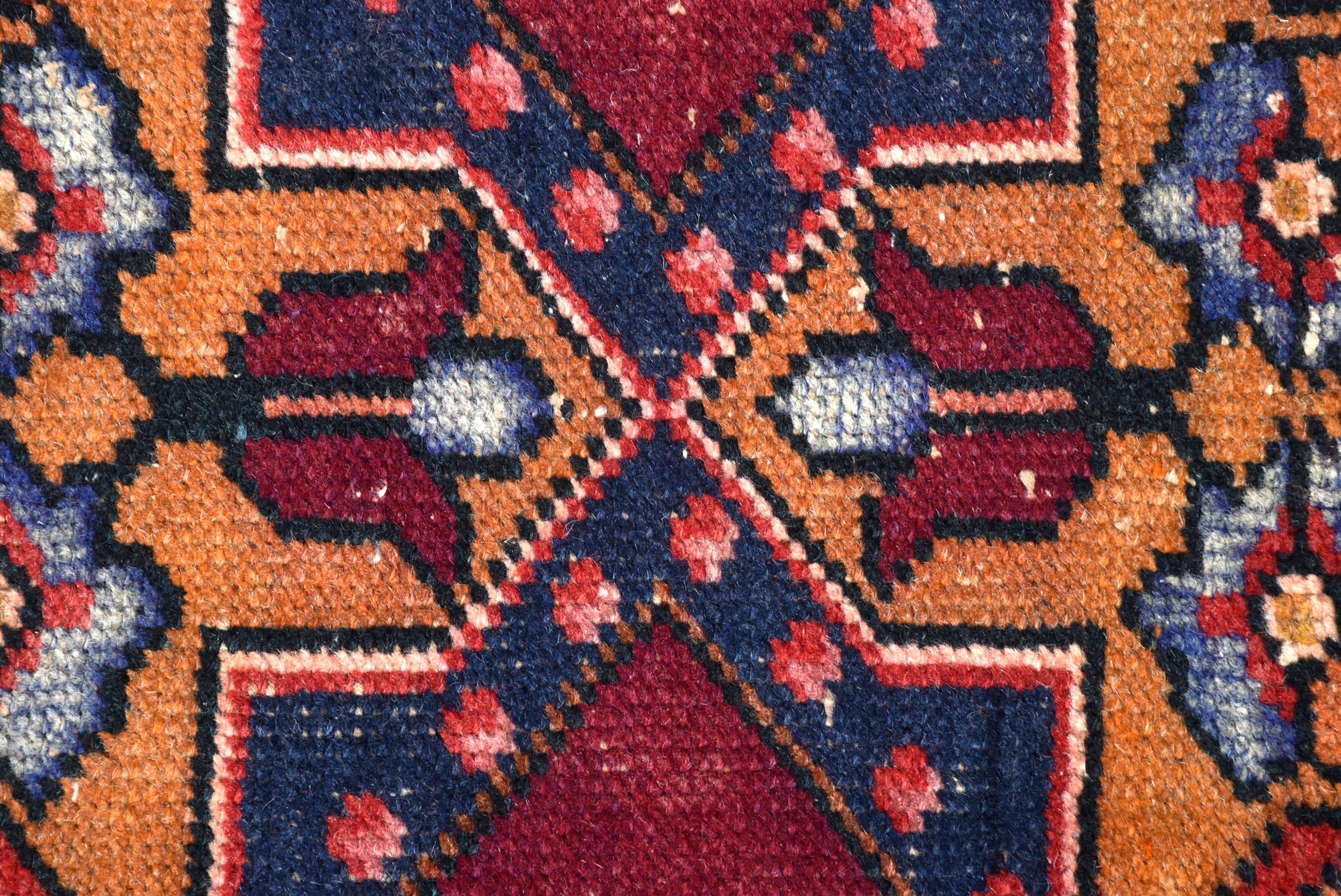 Aztek Halısı, Boho Vurgulu Halı, Giriş Halısı, Mavi Modern Halılar, Yer Halıları, Boho Halısı, Türk Halıları, Vintage Halılar, 3x6 ft Accent Halısı, Fas Halıları