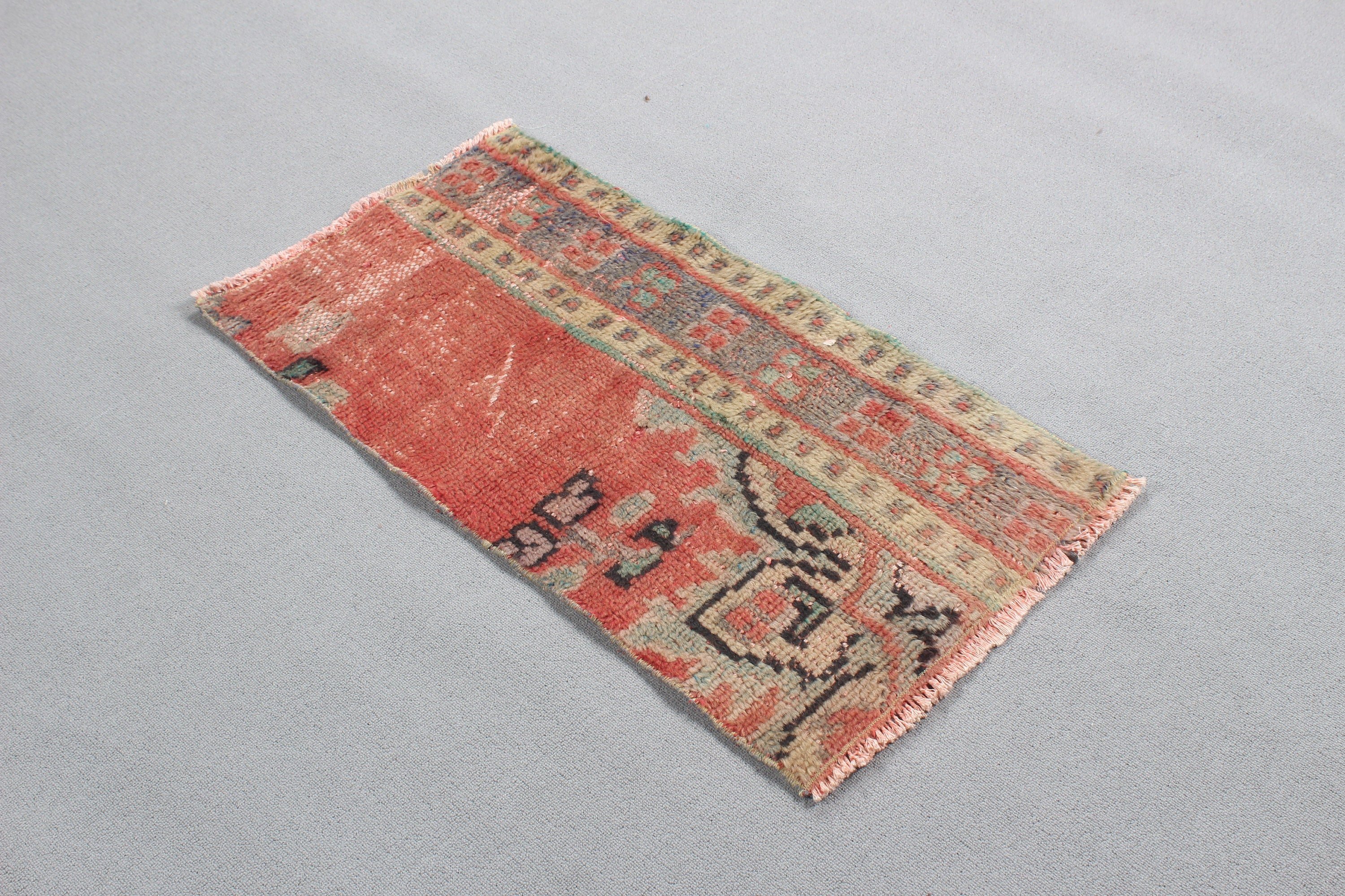 1.6x3.1 ft Küçük Halılar, Sanatsal Halı, Küçük Alan Halıları, Giriş Halısı, Nötr Halı, Türk Halısı, Vintage Halılar, Pembe Mutfak Halısı, Ev Dekorasyonu Halıları