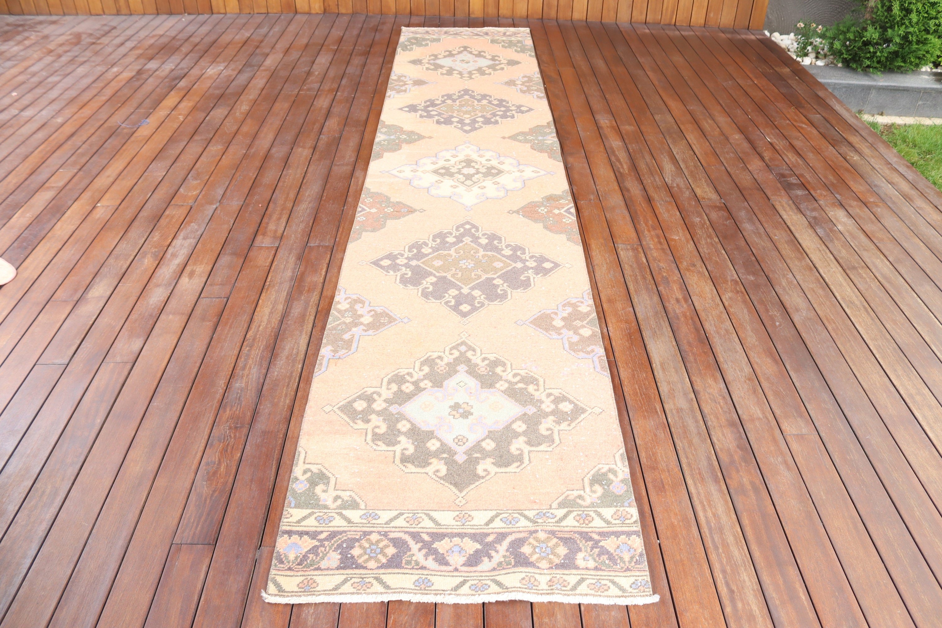 Boho Halı, Mutfak Halıları, Türk Halısı, Vintage Halılar, Lüks Halılar, Koridor Halıları, 2,5x12,7 ft Yolluk Halıları, Koridor Halıları, Kırmızı Anadolu Halıları