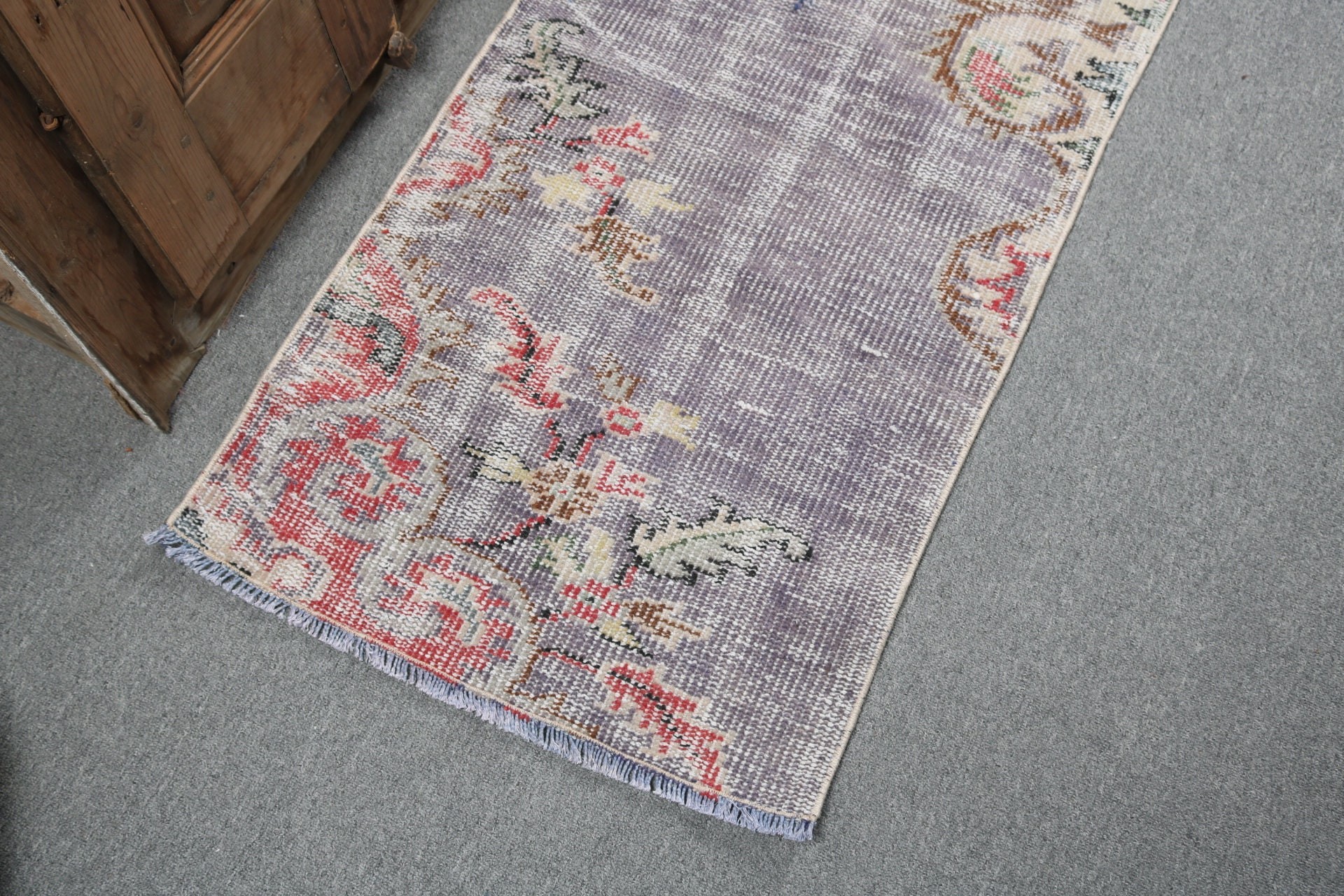 Nursery Rugs, Kitchen Rugs, Purple Floor Rugs, Turkish Rug, 1.9x3.5 ft Small Rugs, Vintage Rug, Wall Hanging Rugs, Luxury Rug, Boho Rug