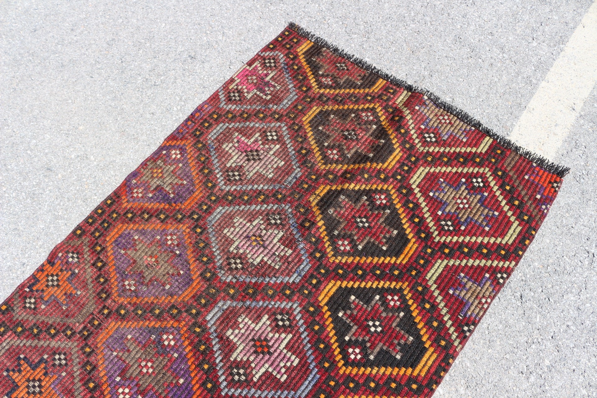 Kilim, Fas Halısı, Vintage Halılar, Giriş Halıları, Kırmızı Yer Halısı, Antika Halı, 3,2x6,2 ft Aksan Halıları, Çocuk Halısı, Ofis Halısı, Türk Halıları