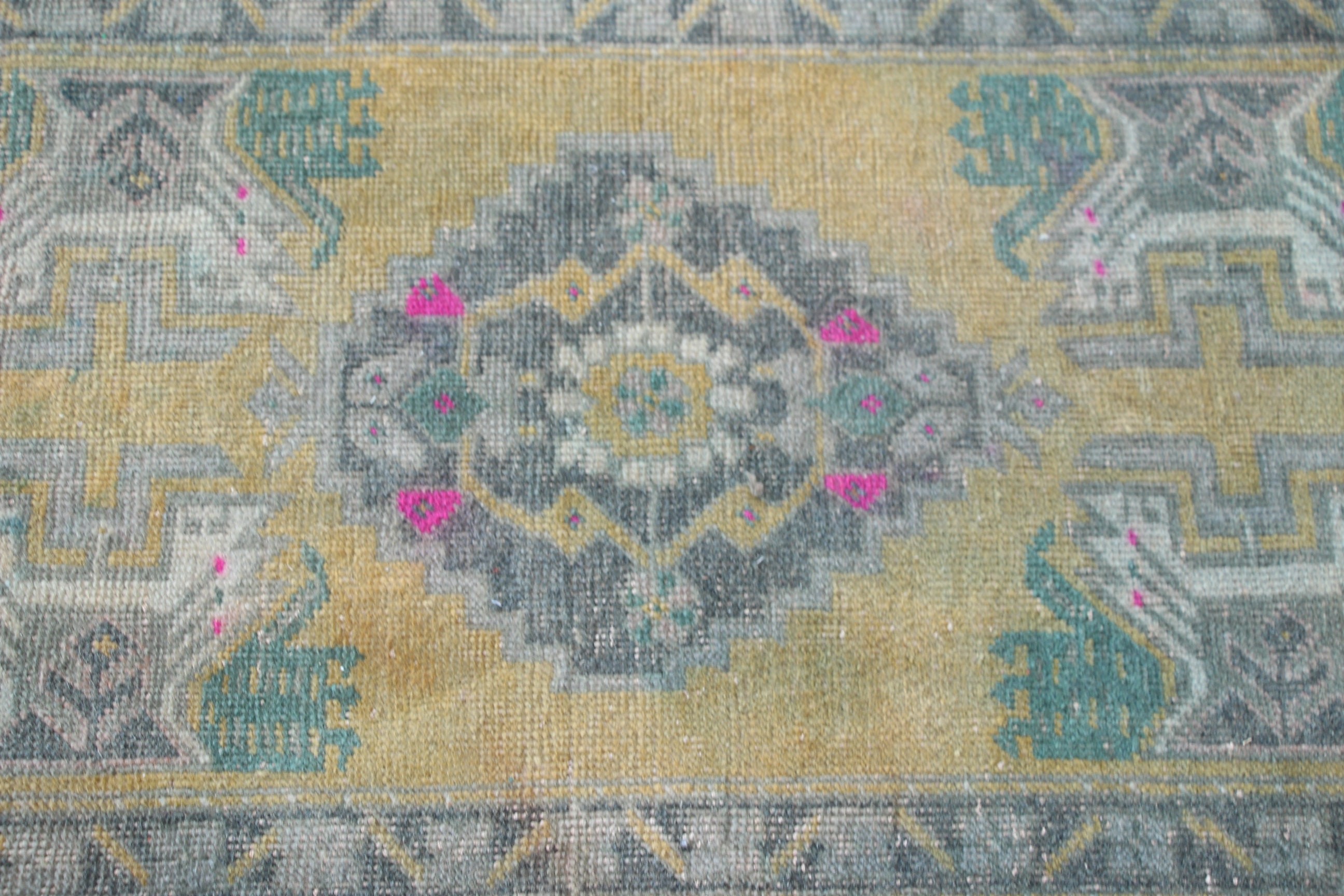 Cool Rug, Turkish Rug, Bedroom Rugs, Kitchen Rug, Rugs for Bathroom, 1.7x3.1 ft Small Rugs, Wool Rugs, Vintage Rug, Green Cool Rug