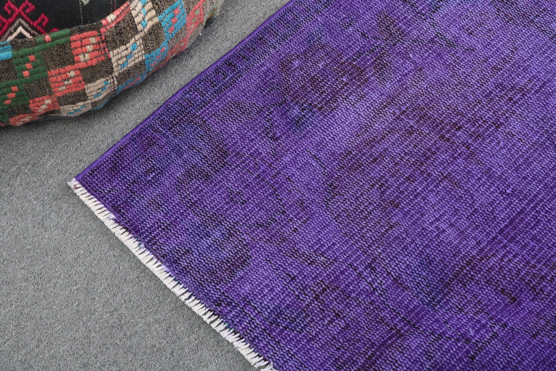 Turkish Rug, Vintage Rugs, 5.4x9.3 ft Large Rugs, Purple Wool Rugs, Wool Rugs, Dining Room Rug, Statement Rug, Ethnic Rug, Living Room Rug