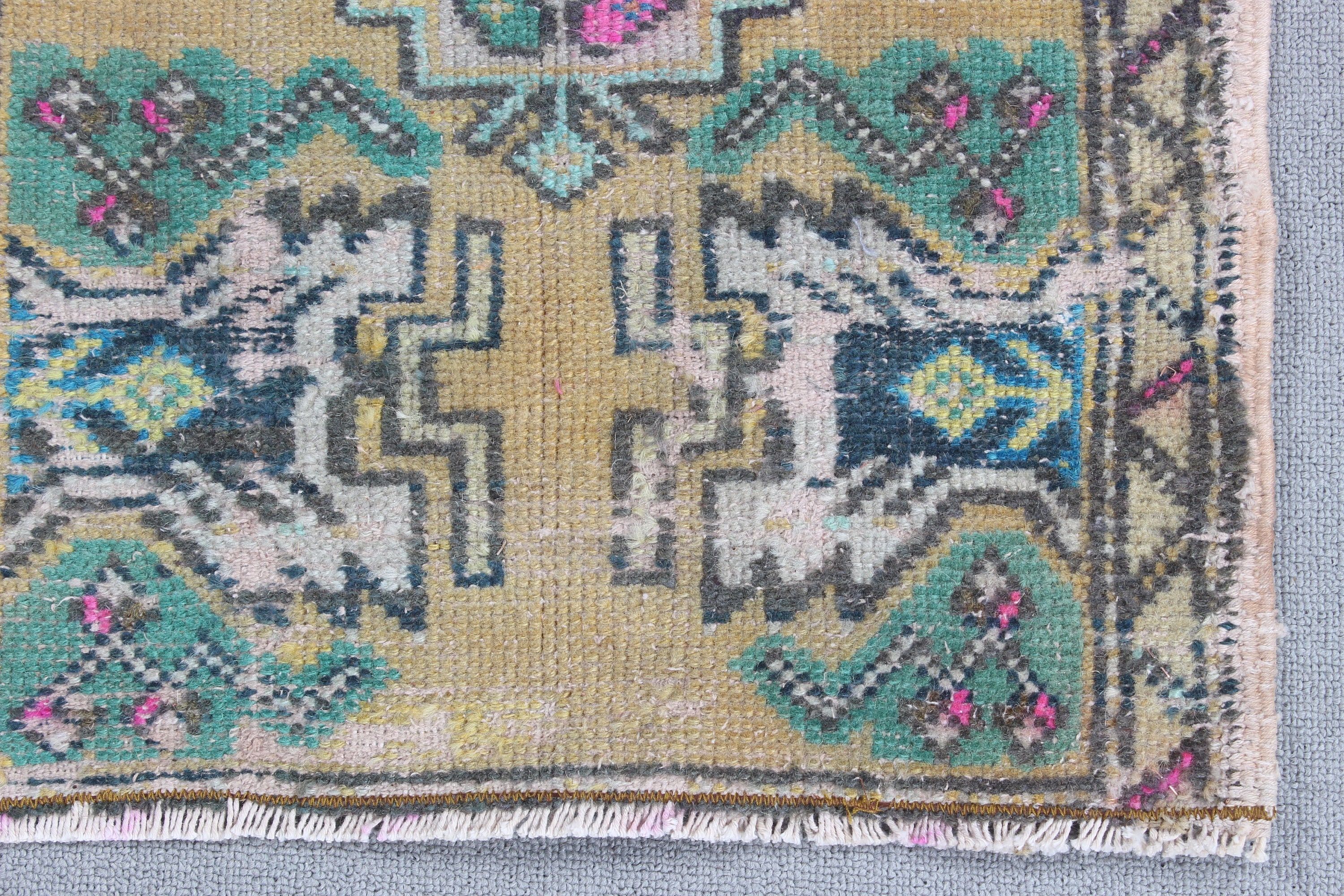 Nursery Rug, Turkish Rugs, Bedroom Rugs, 1.6x2.7 ft Small Rug, Door Mat Rugs, Vintage Rugs, Bronze Anatolian Rugs, Floor Rug, Kitchen Rug