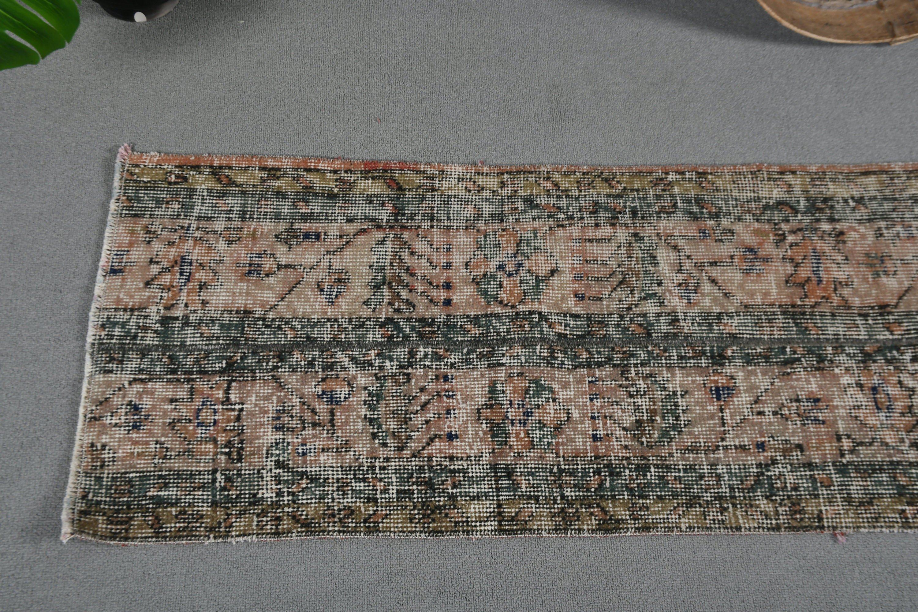 Yatak Odası Halısı, Merdiven Halısı, Mutfak Halısı, Turuncu 1.5x6.4 ft Runner Halısı, Vintage Halı, Koridor Halıları, Türk Halıları, Fas Halısı