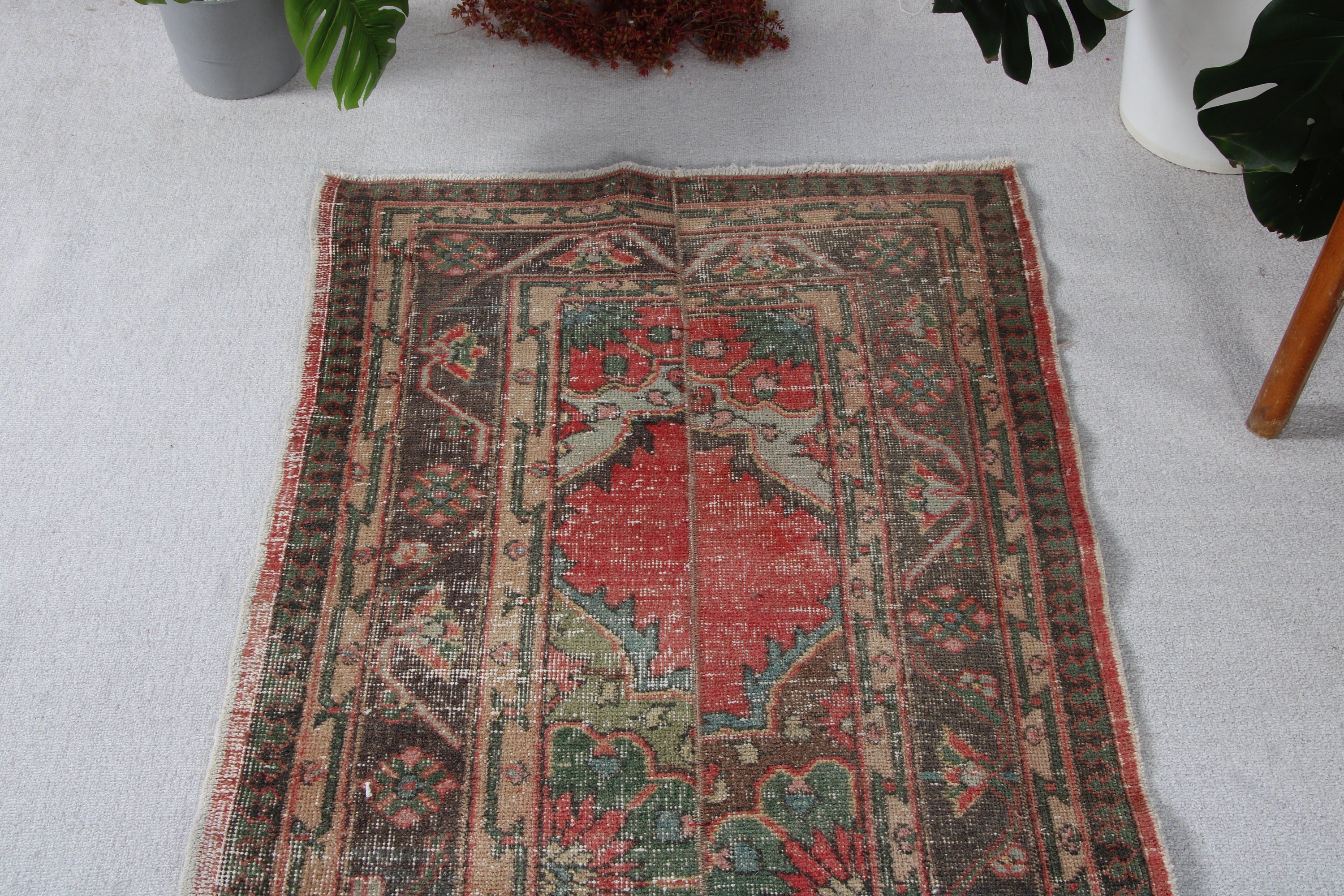 Koridor Halısı, Vintage Yolluk Halıları, Modern Halılar, Türk Halısı, Vintage Halılar, Fas Halıları, 2.7x11.1 ft Runner Halıları, Kırmızı Anadolu Halıları