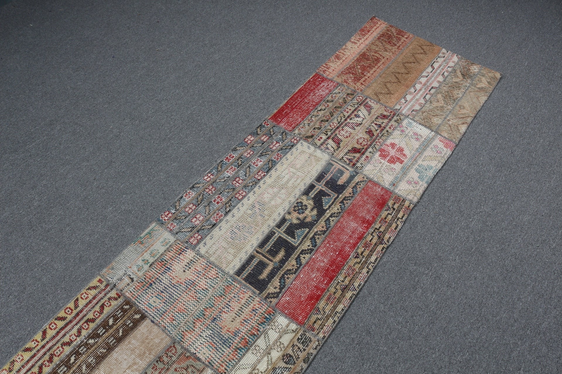 2x10.4 ft Runner Rugs, Beige Wool Rug, Stair Rugs, Floor Rugs, Kitchen Rugs, Rugs for Runner, Vintage Rugs, Turkish Rugs, Aztec Rug